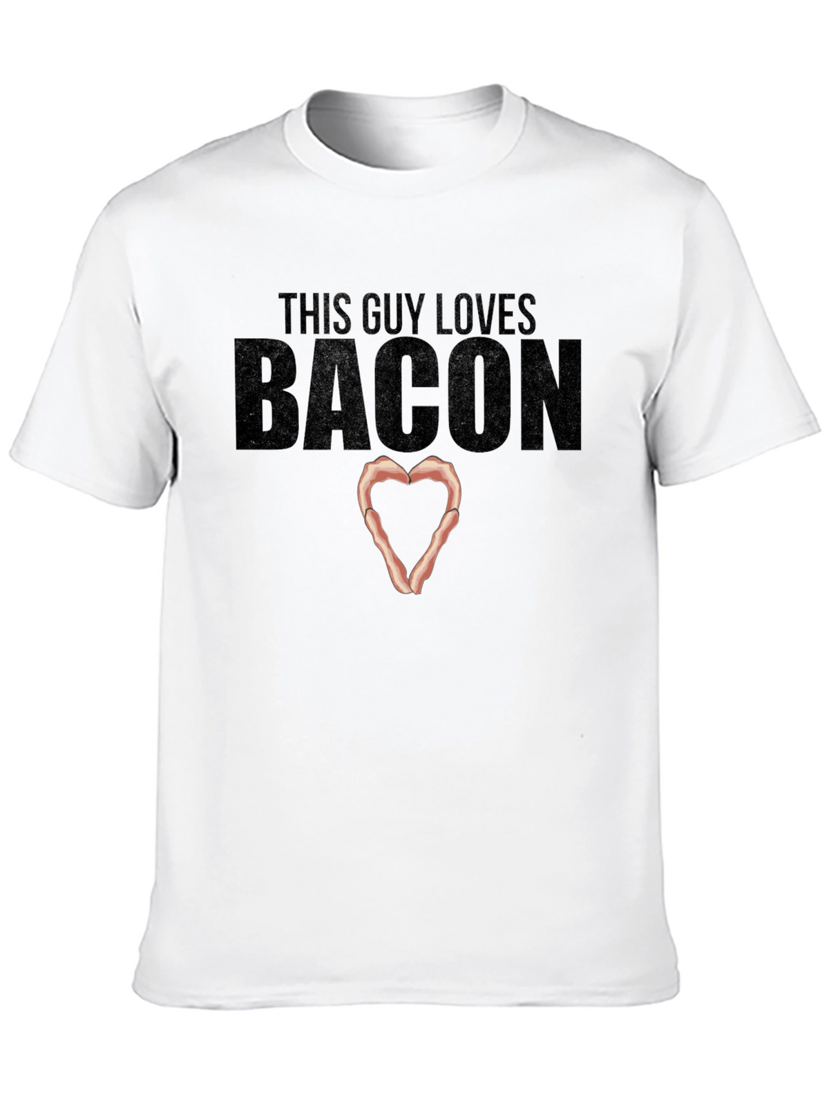 This Guy Loves Bacon T-Shirt - Heart of Bacon