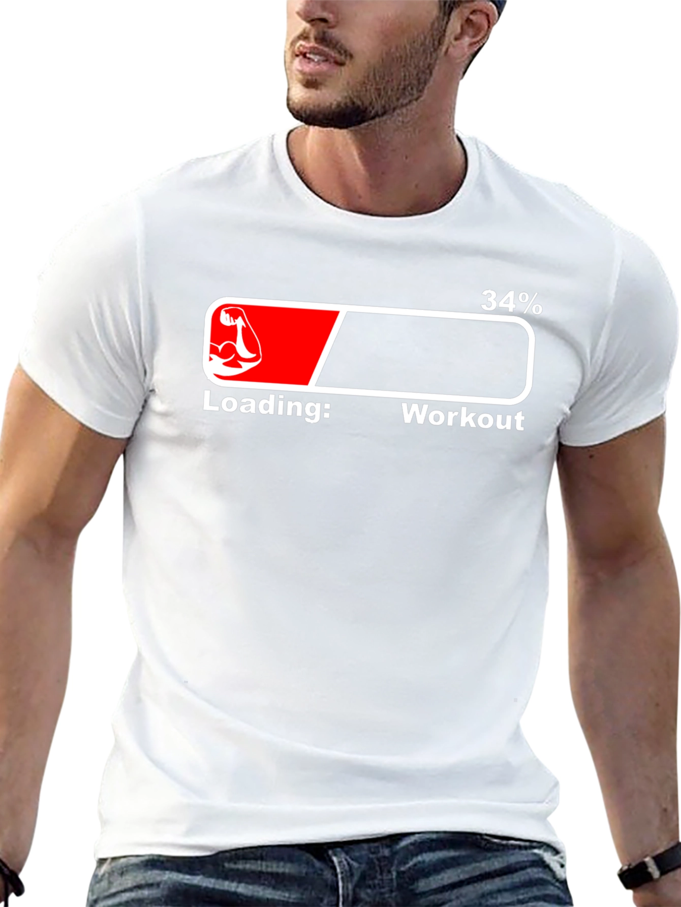 Workout Loading T-Shirt - Gym Motivation