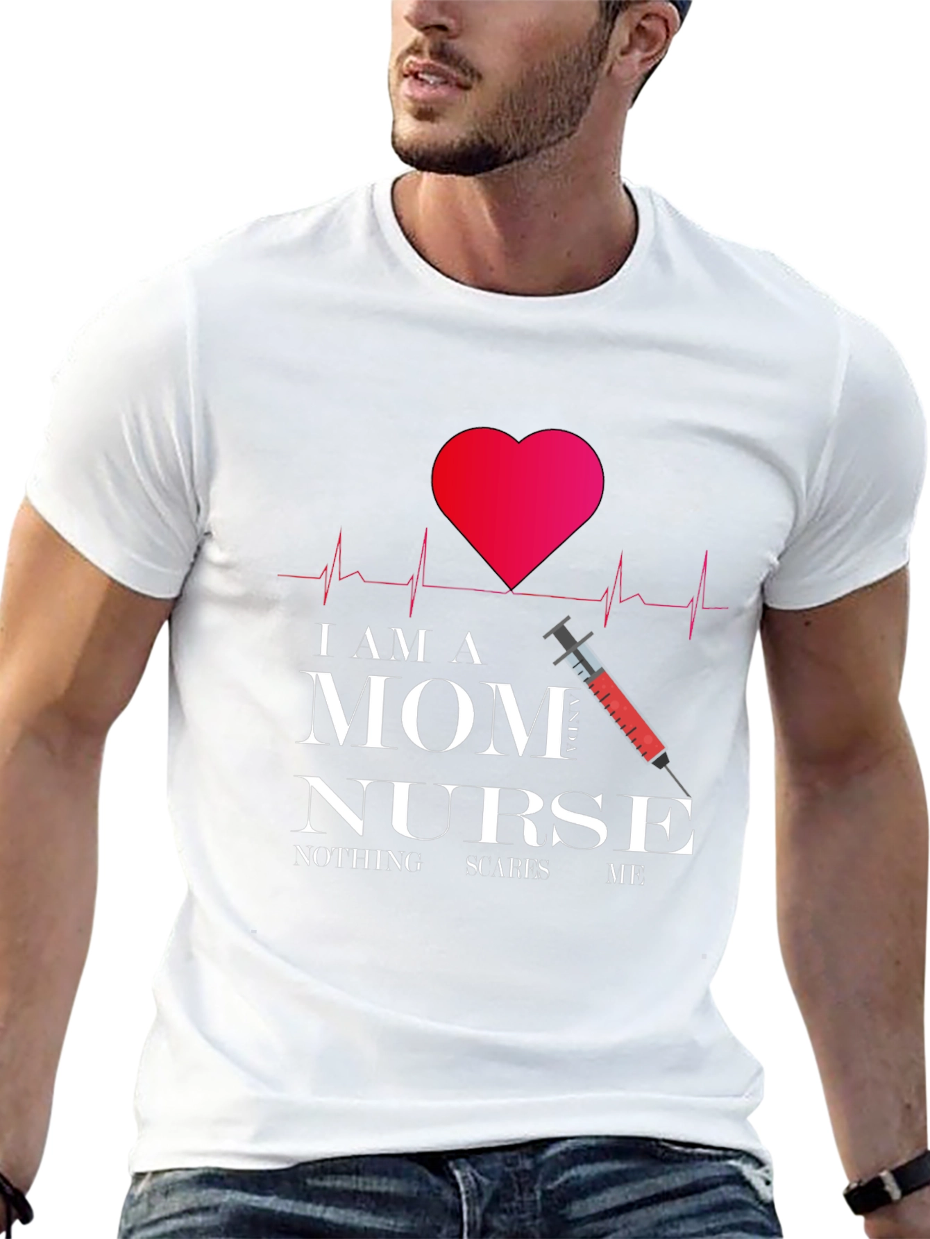 Im a Mom Nurse T-Shirt - Fearless Womens Tee