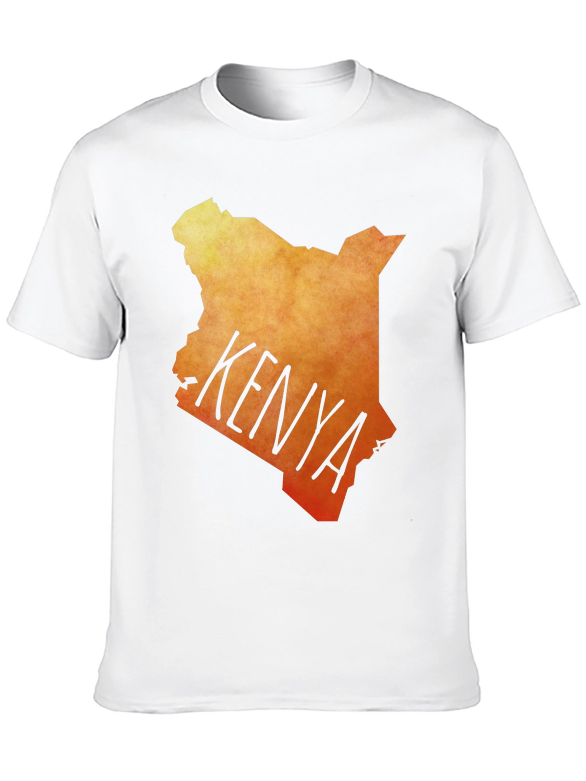 Kenya Map T-Shirt - Black Graphic Tee