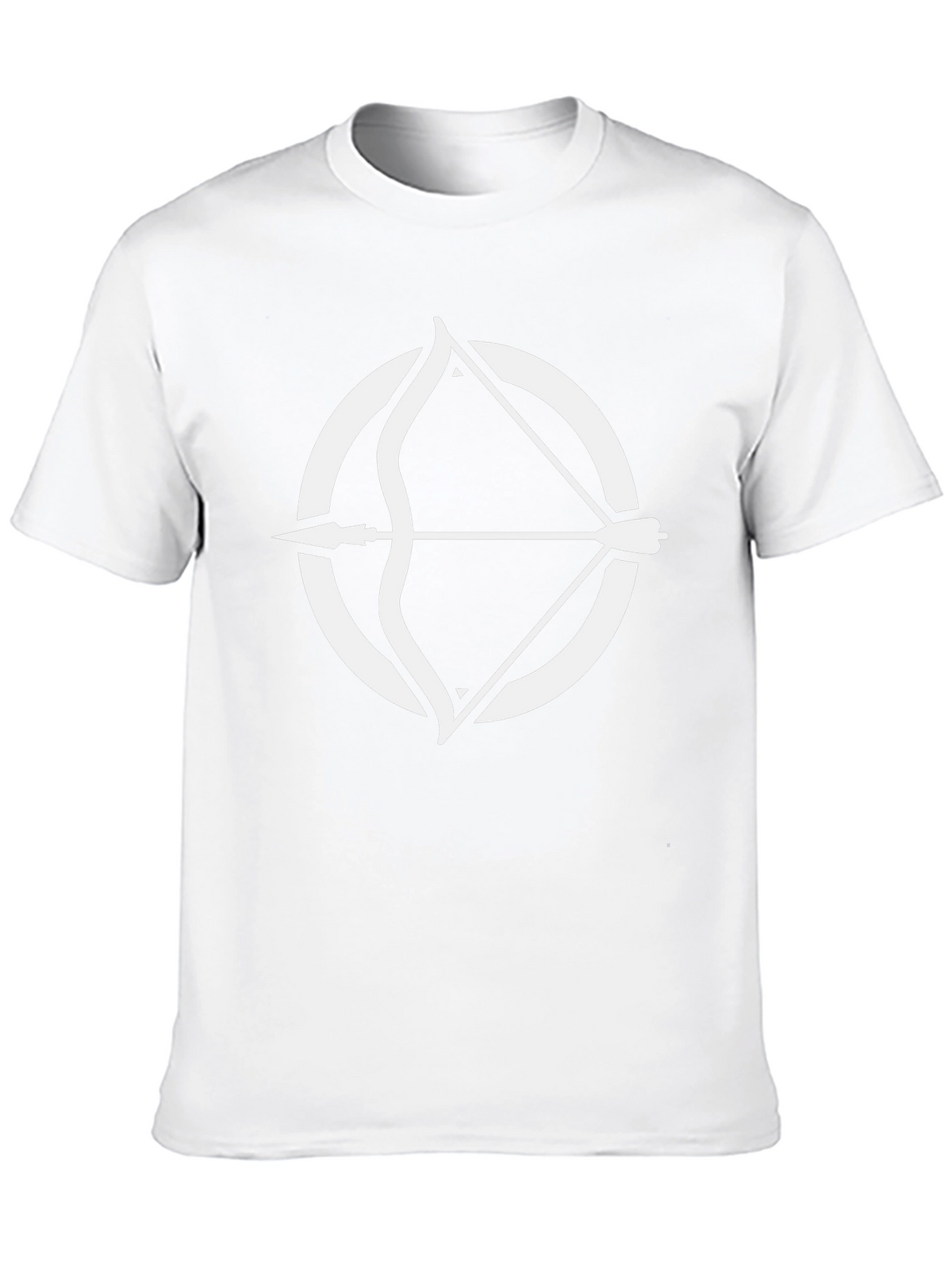 Archery Circle Graphic Tee - Stylish Black T-Shirt