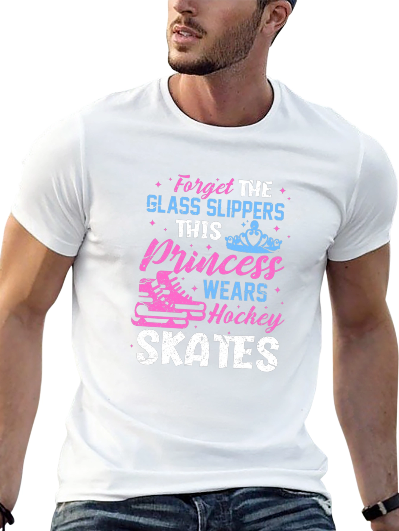 Princess Hockey Skates Graphic T-Shirt