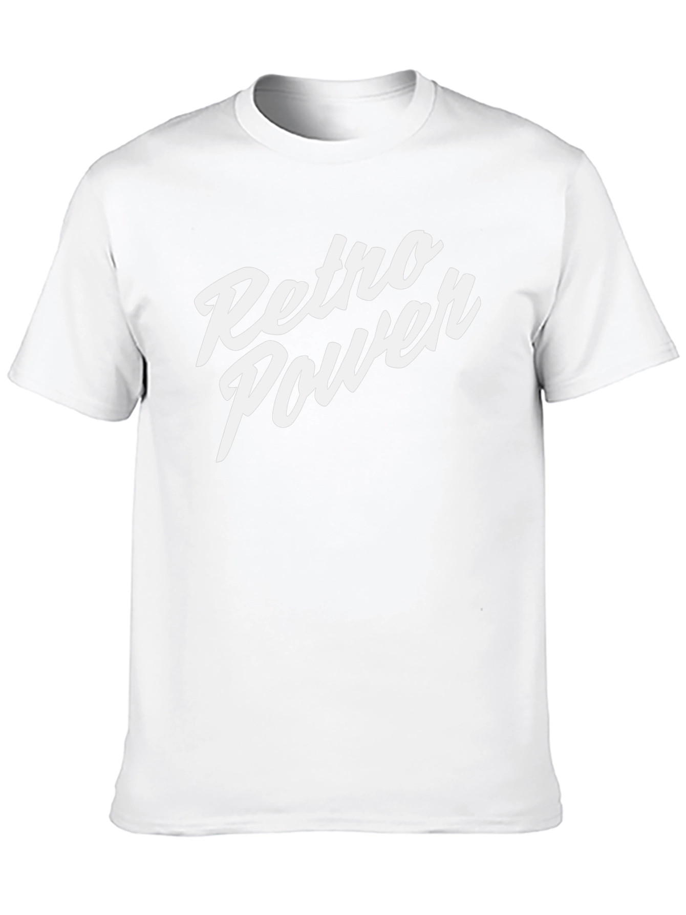 Retro Power Black Graphic T-Shirt