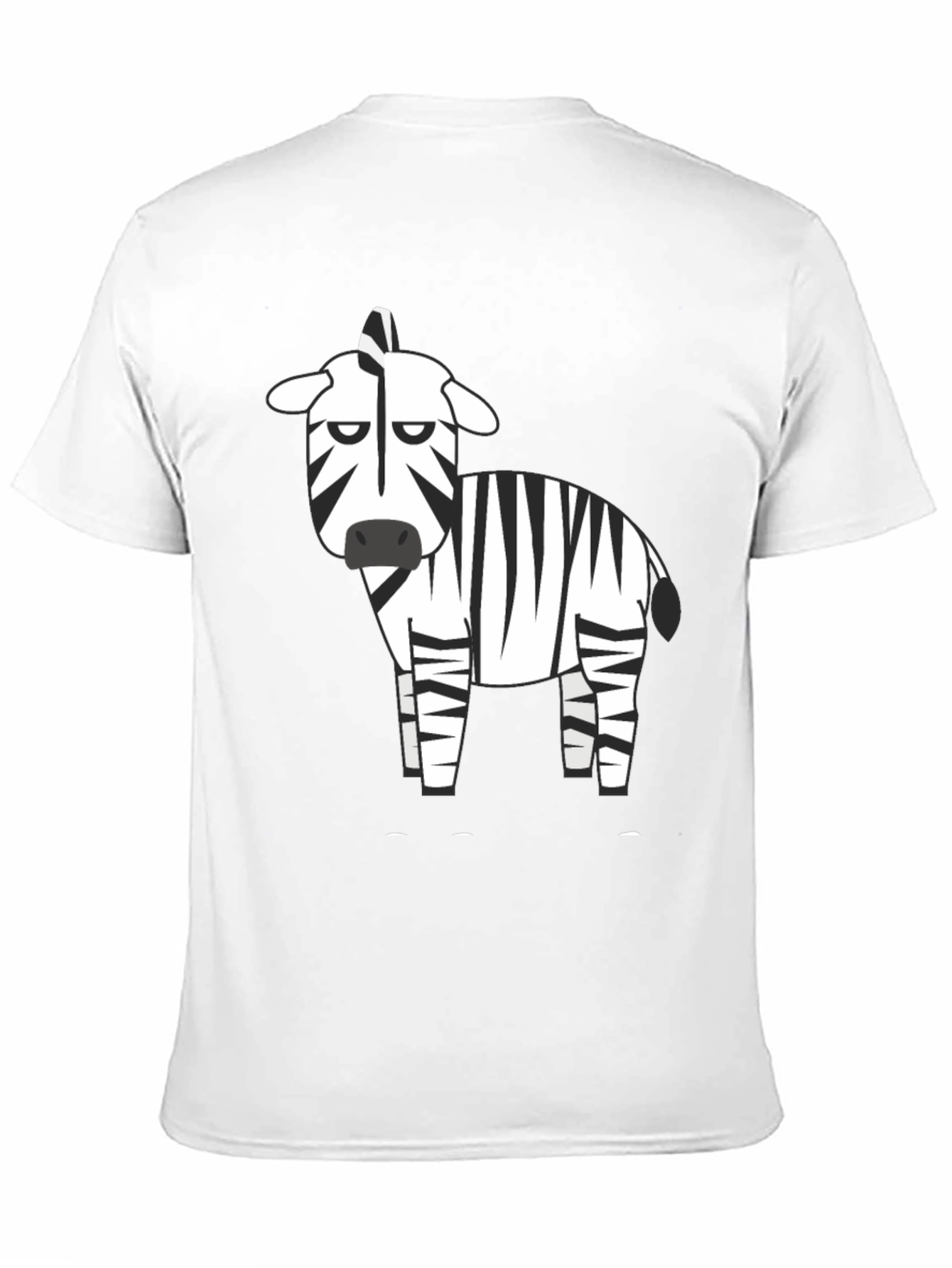Zebra Graphic Black T-Shirt