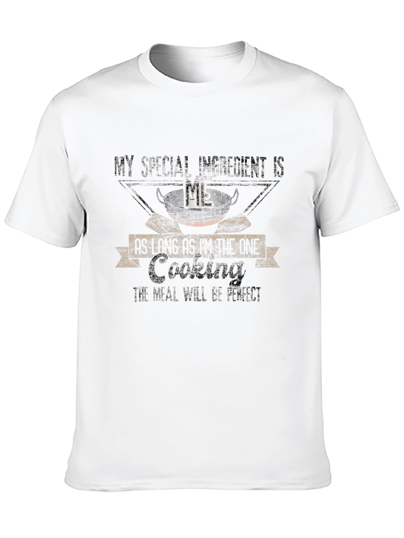 Special Ingredient Cooking T-Shirt - Black Cotton Blend