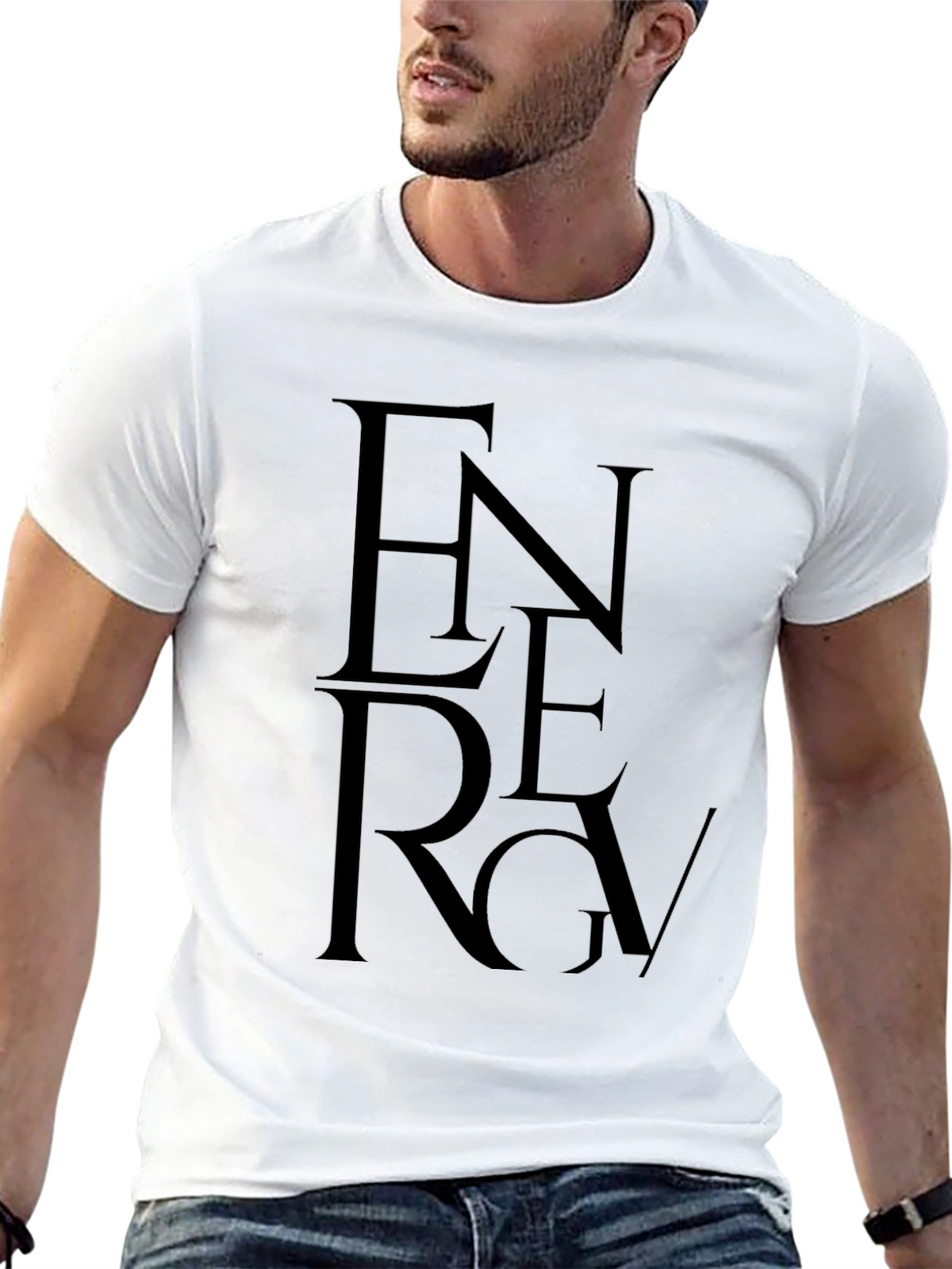 Endeavor Black Graphic T-Shirt - Casual Wear