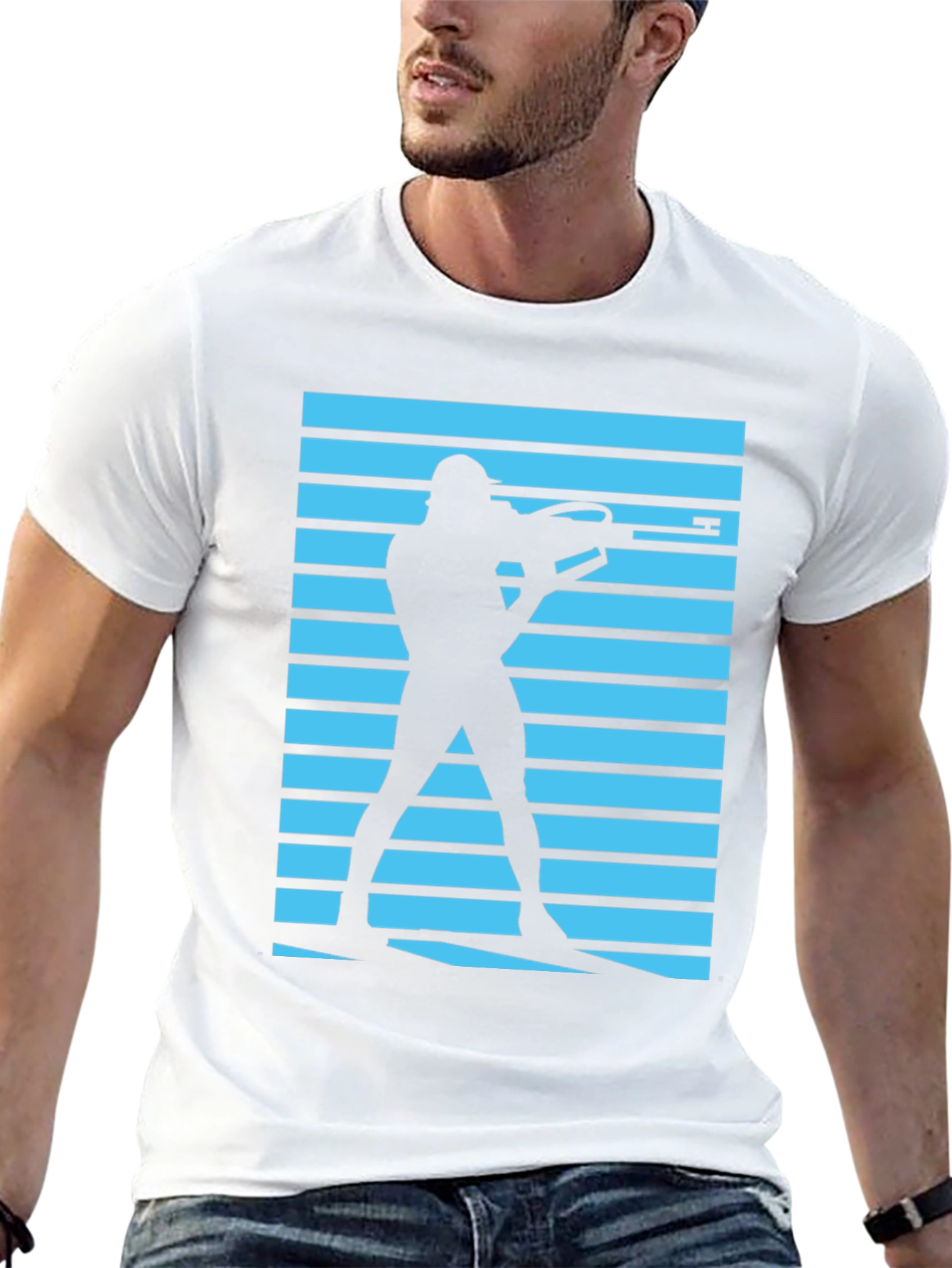 Retro Shooter Silhouette Tee