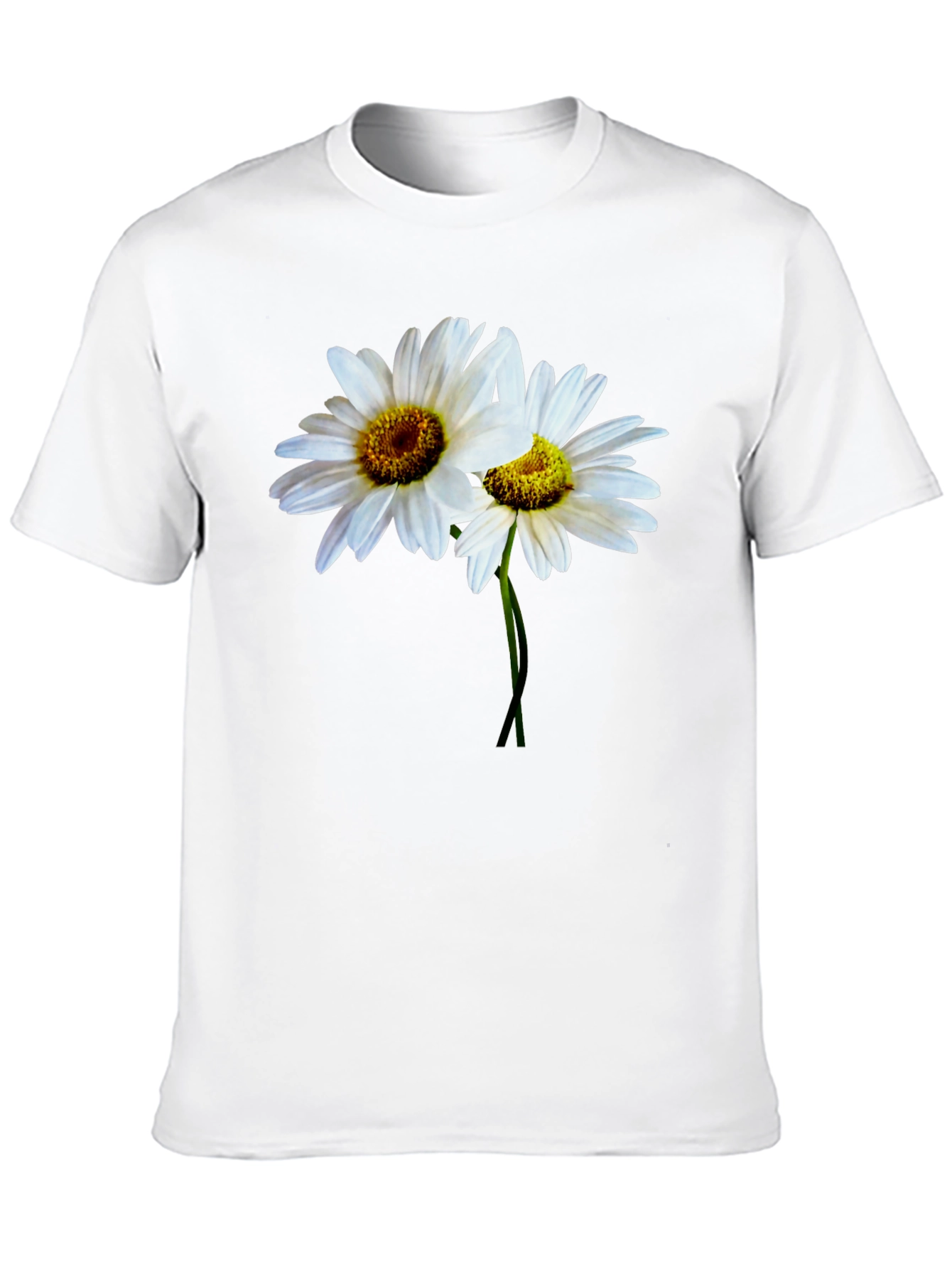 Daisy Flower T-Shirt - Classic Black Tee