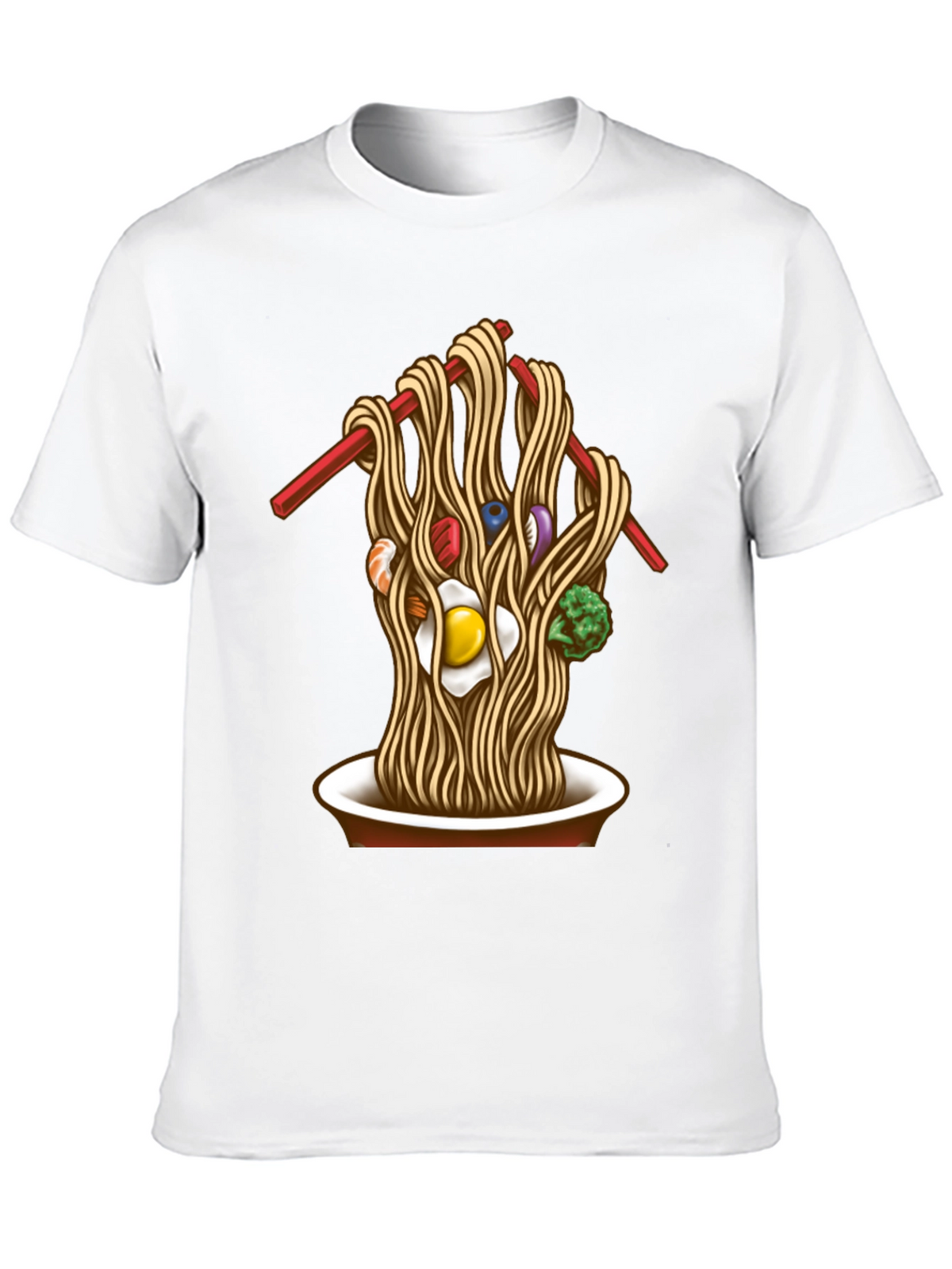 Noodle Bowl Graphic Tee - Unique Ramen Design T-Shirt