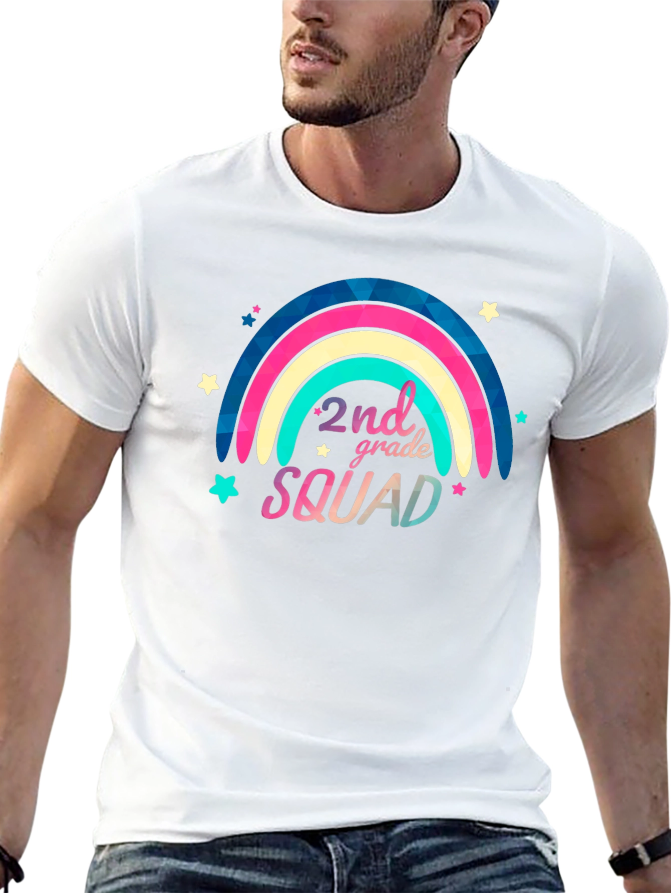 2nd Grade Squad Black T-Shirt