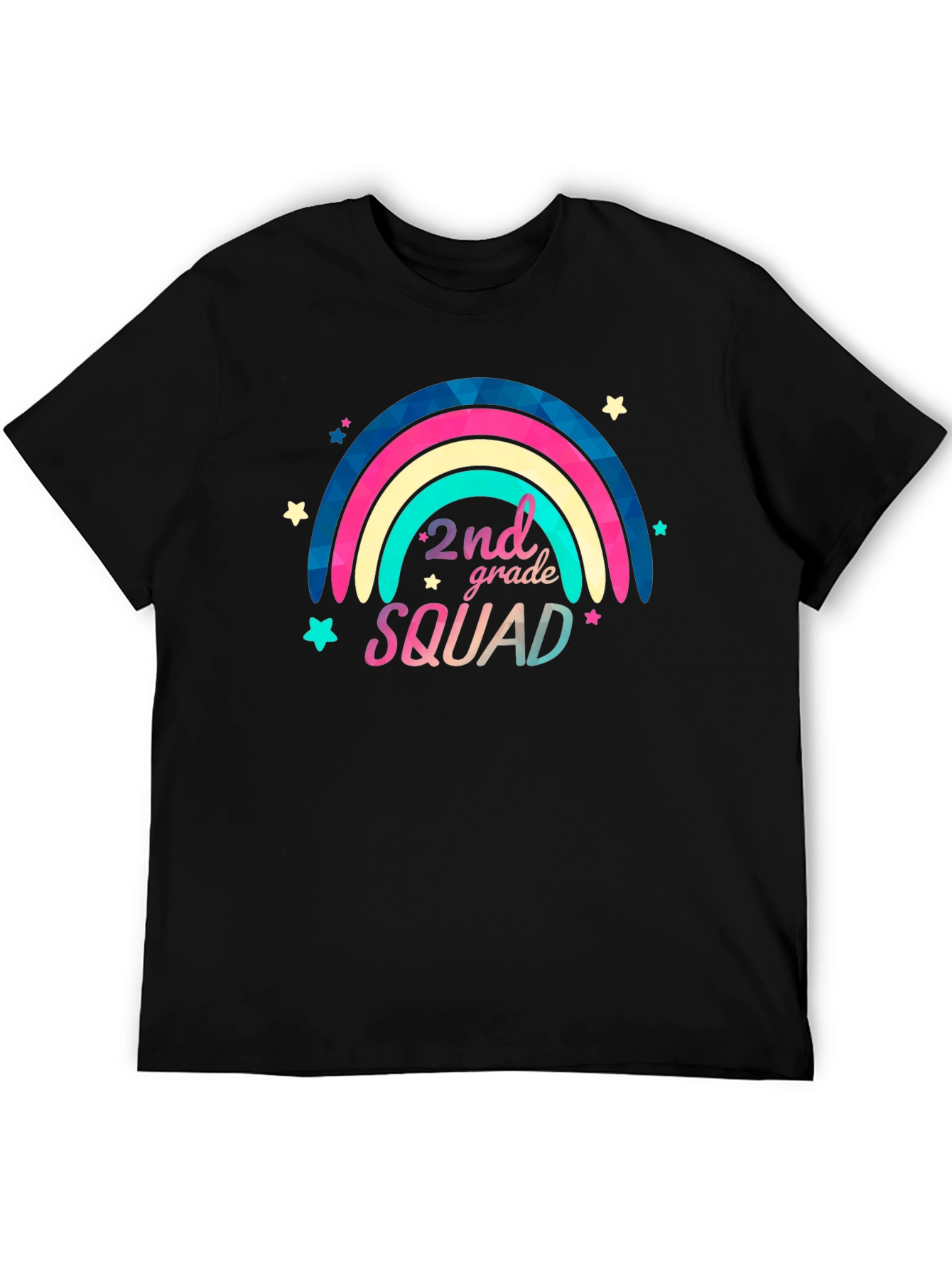 2nd Grade Squad Black T-Shirt