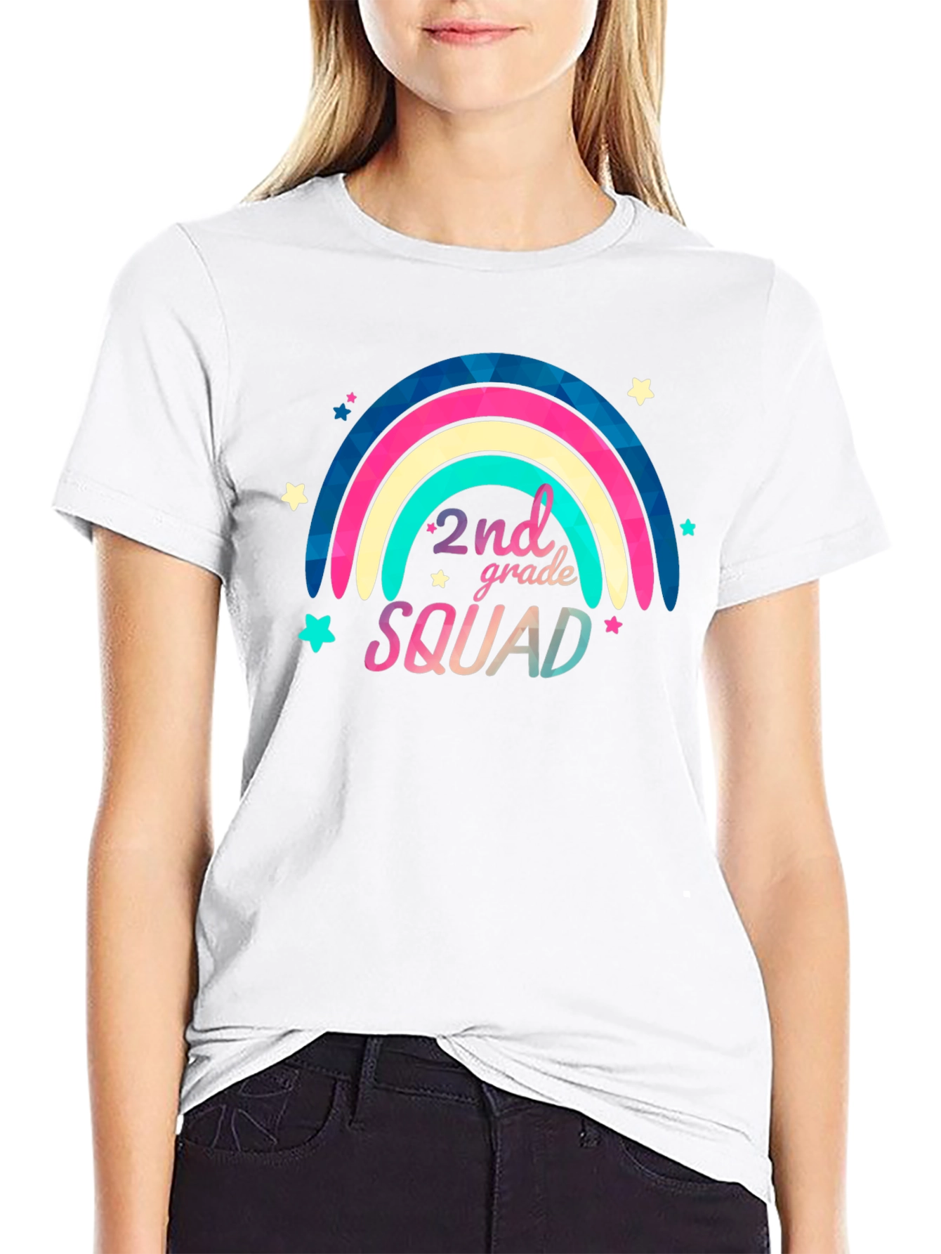 2nd Grade Squad Black T-Shirt
