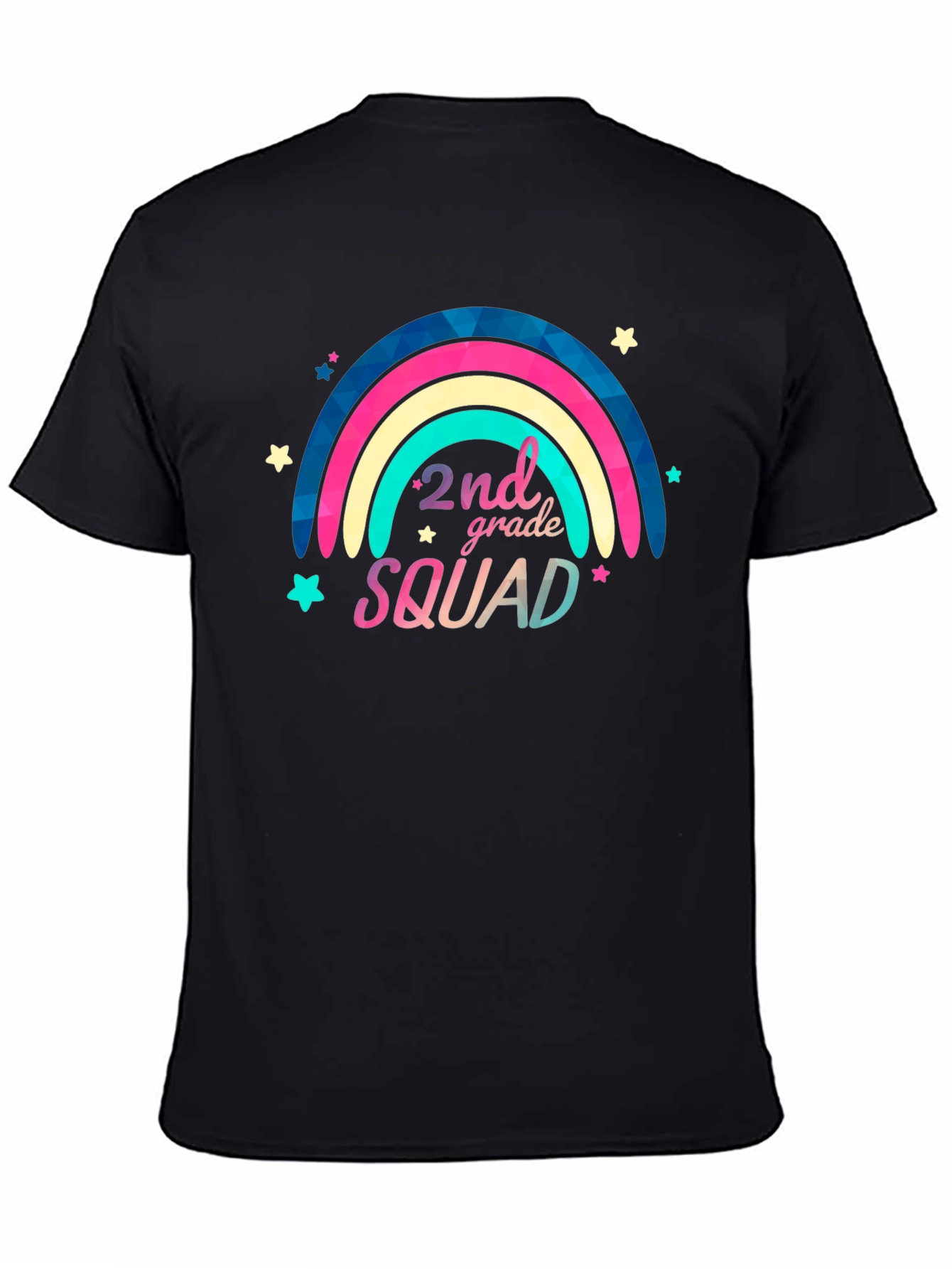 2nd Grade Squad Black T-Shirt