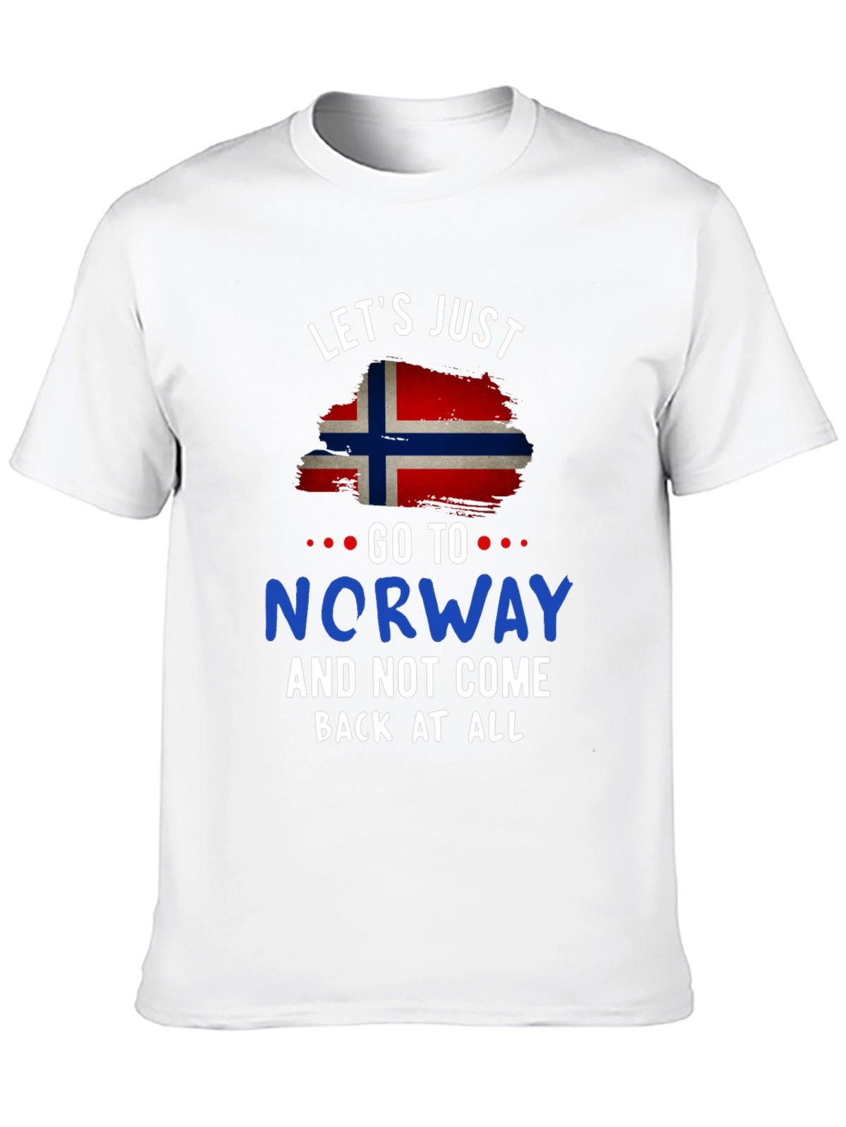 Norway Flag Graphic Tee - Lets Just Go!