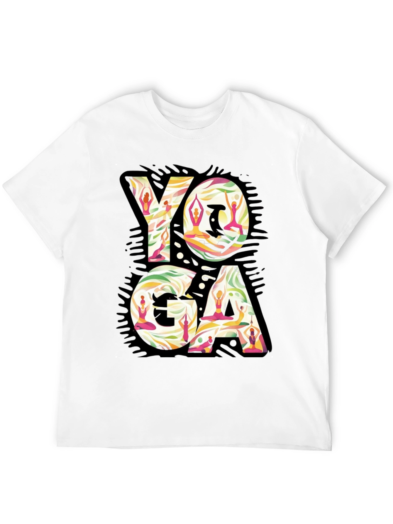 Yoga Pose Graphic Tee - Zen Style Shirt