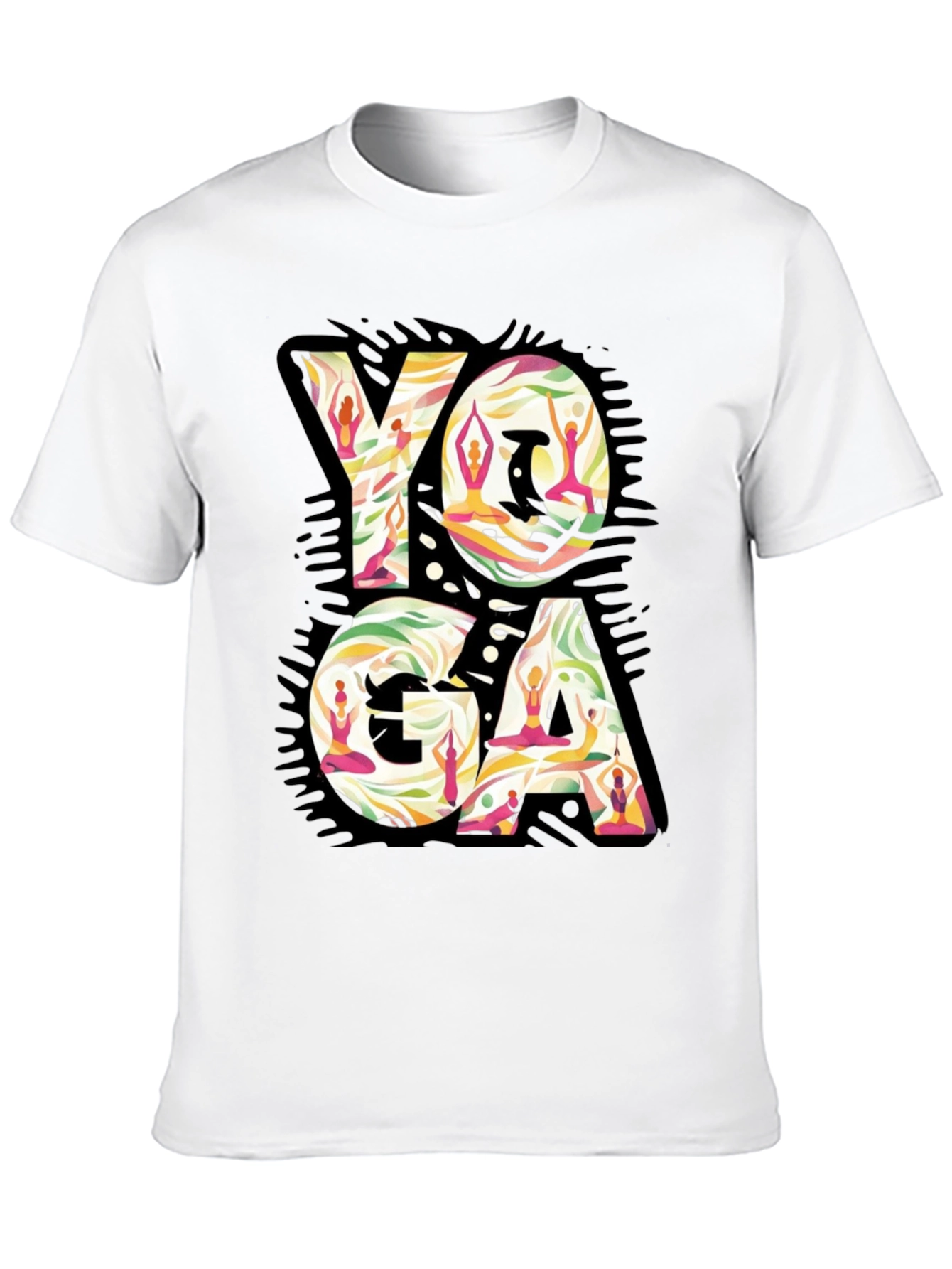 Yoga Pose Graphic Tee - Zen Style Shirt