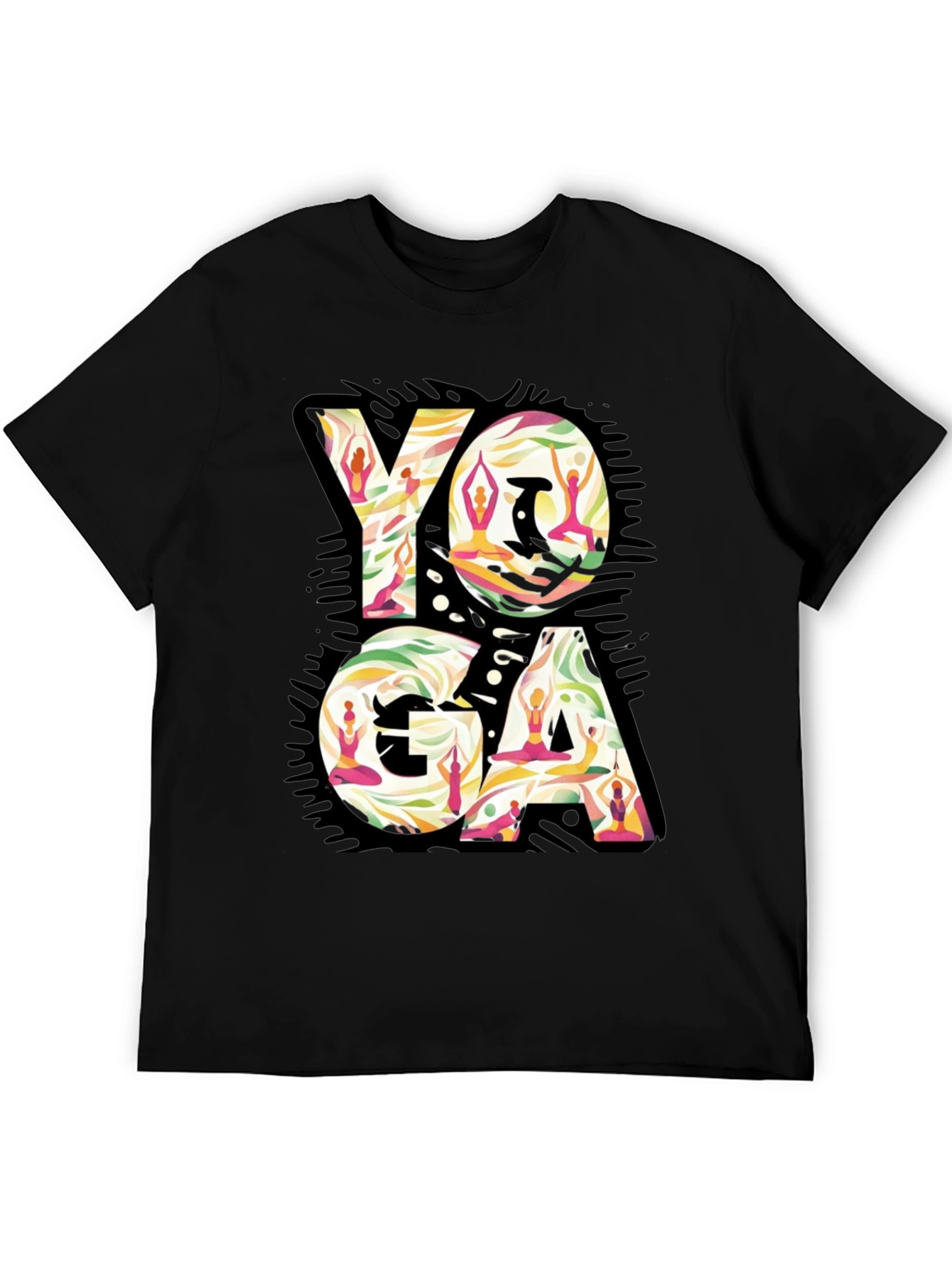 Yoga Pose Graphic Tee - Zen Style Shirt