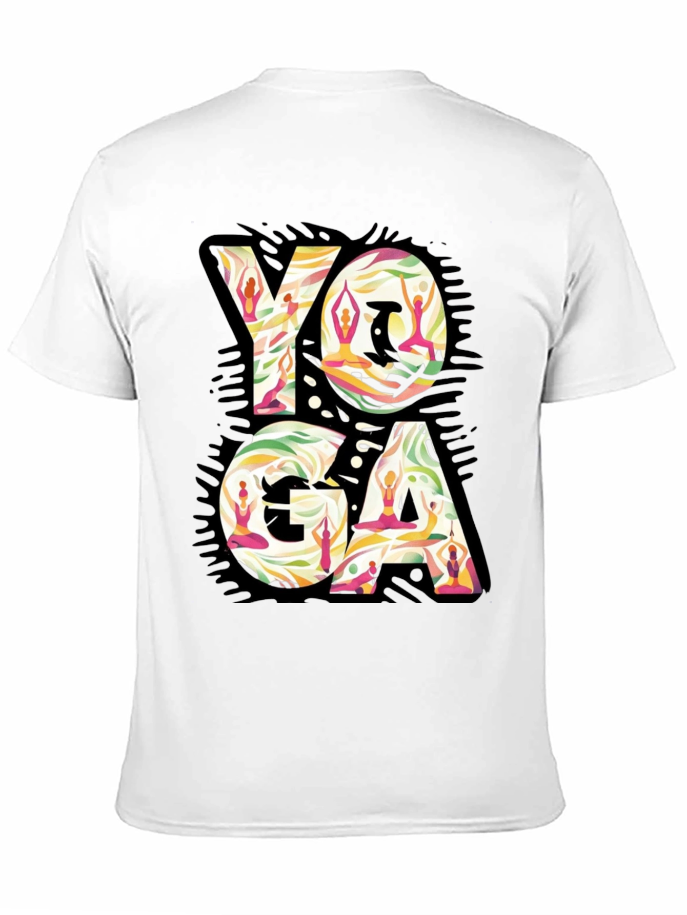 Yoga Pose Graphic Tee - Zen Style Shirt