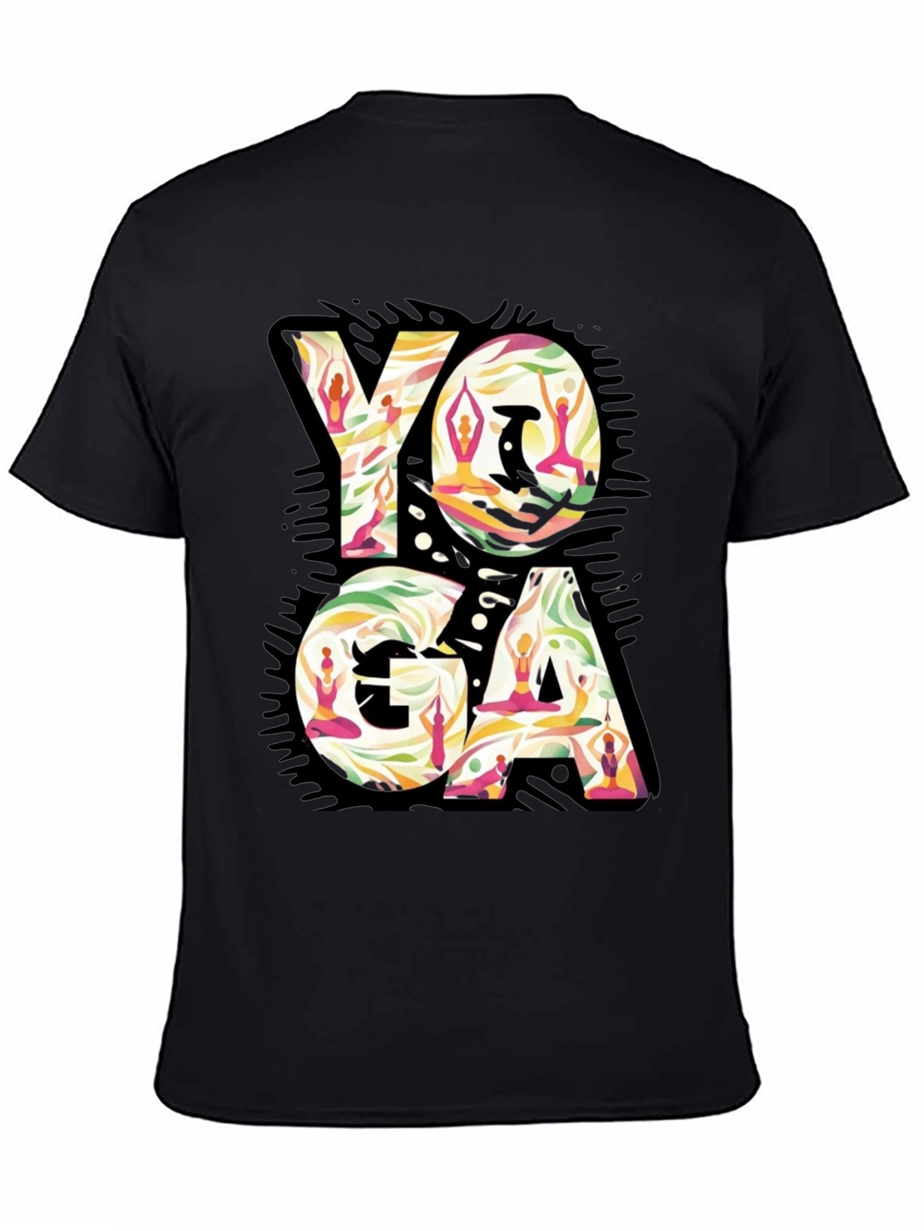 Yoga Pose Graphic Tee - Zen Style Shirt
