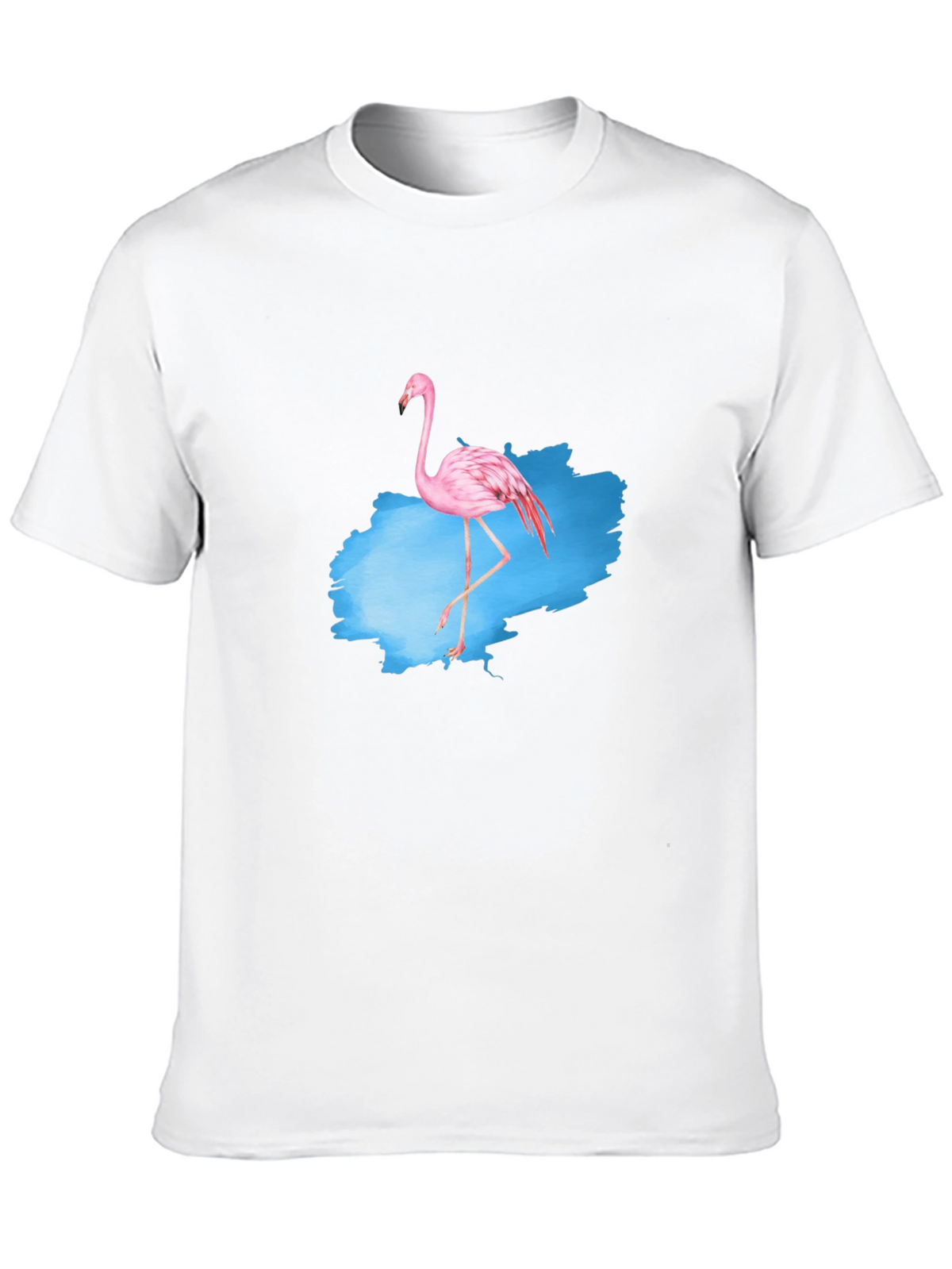 Flamingo Graphic Tee - Mens Black T-Shirt