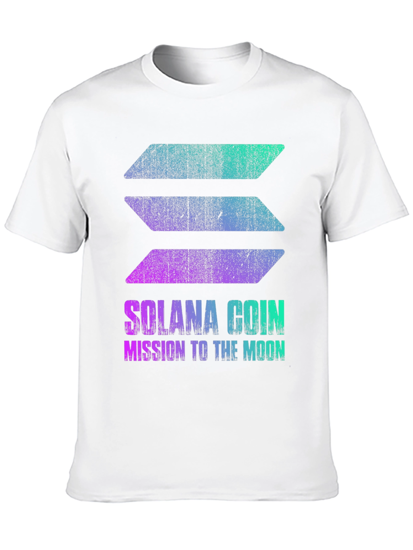 Solana Coin Mission to the Moon T-Shirt