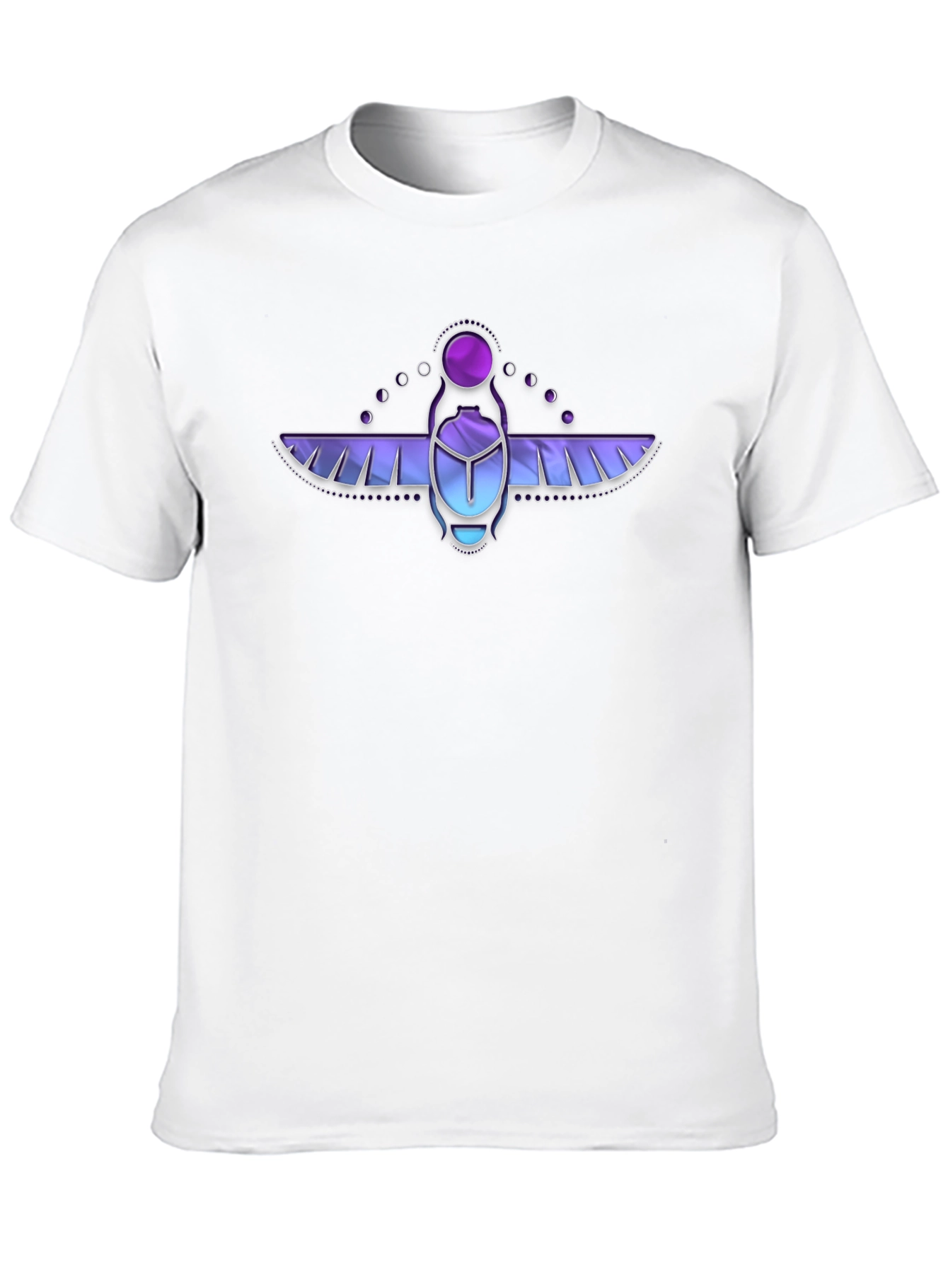 Scarab Beetle Graphic T-Shirt - Black Cotton Tee