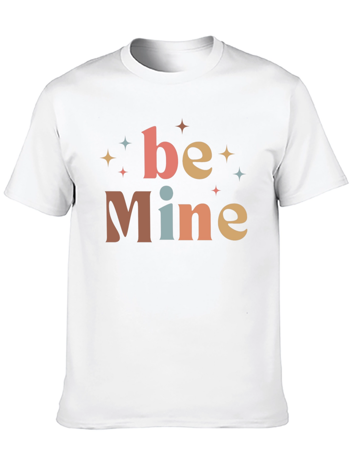 Retro Valentines Day Be Mine Graphic Tee