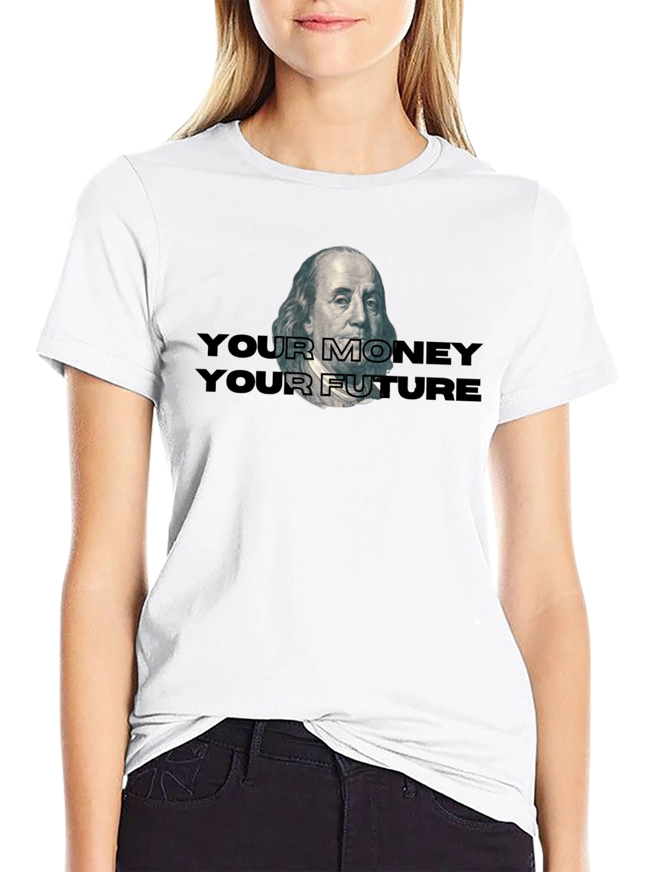 Your Money Your Future T-Shirt - Classic Black Tee