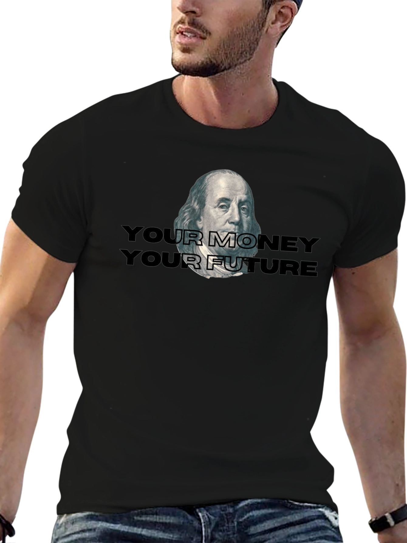 Your Money Your Future T-Shirt - Classic Black Tee