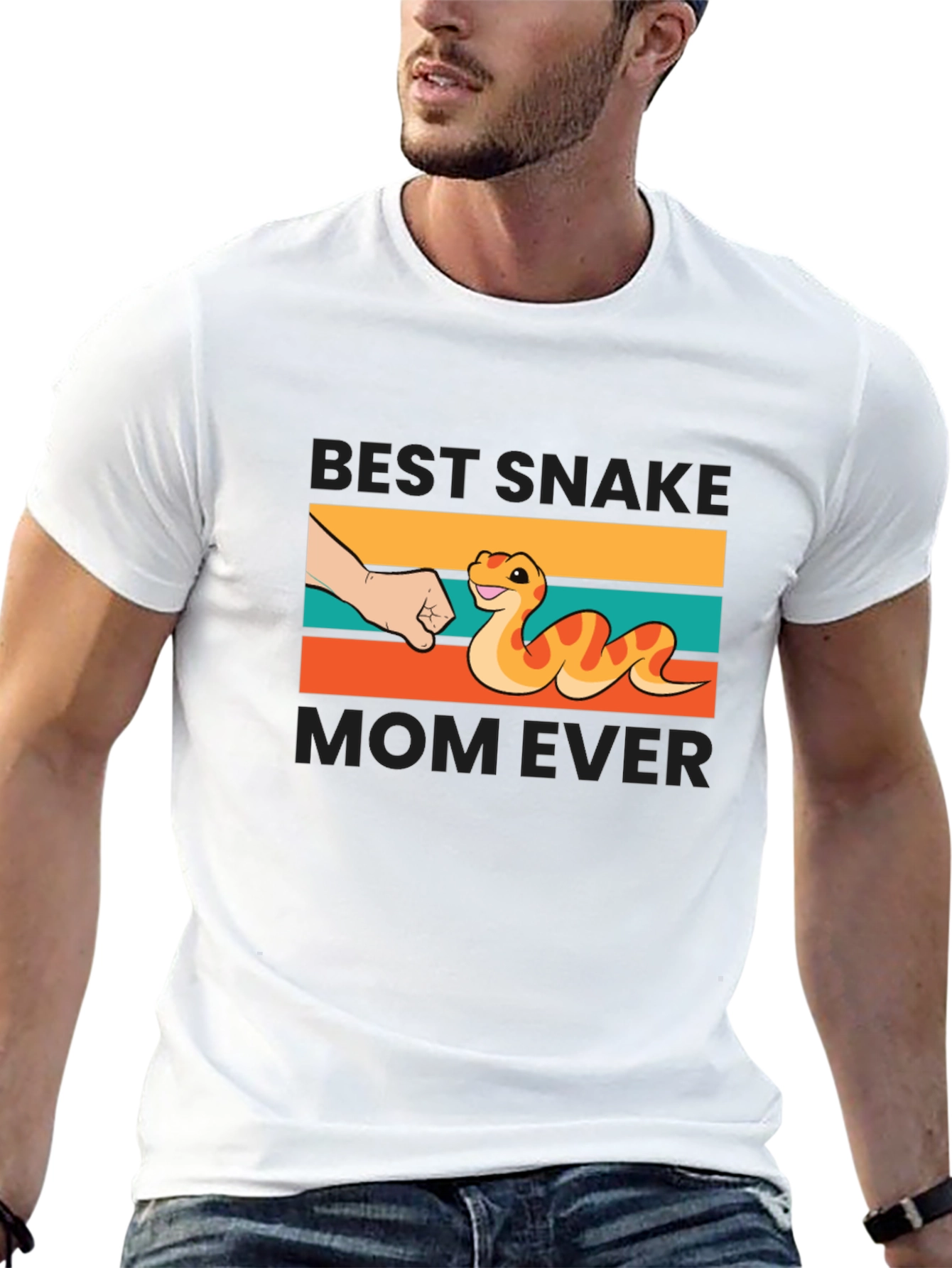 Best Snake Mom Ever Graphic T-Shirt