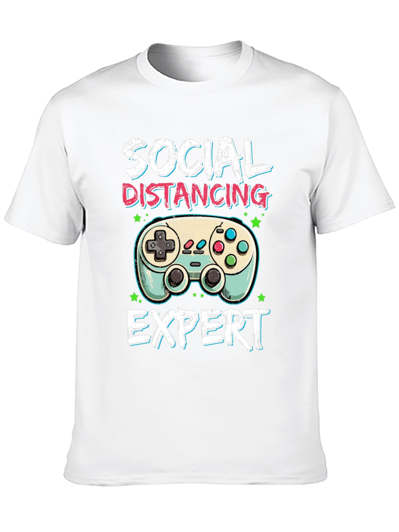 Social Distancing Expert Gamer T-Shirt