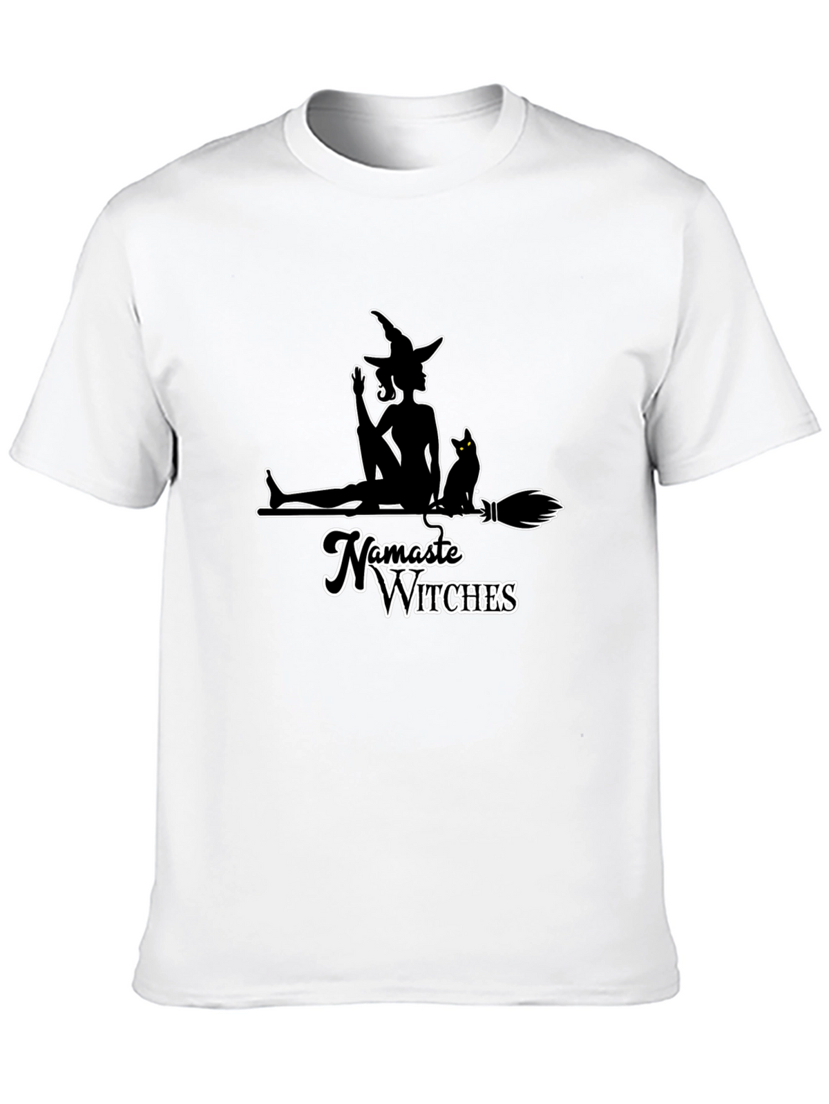 Namaste Witches Graphic Tee - Black