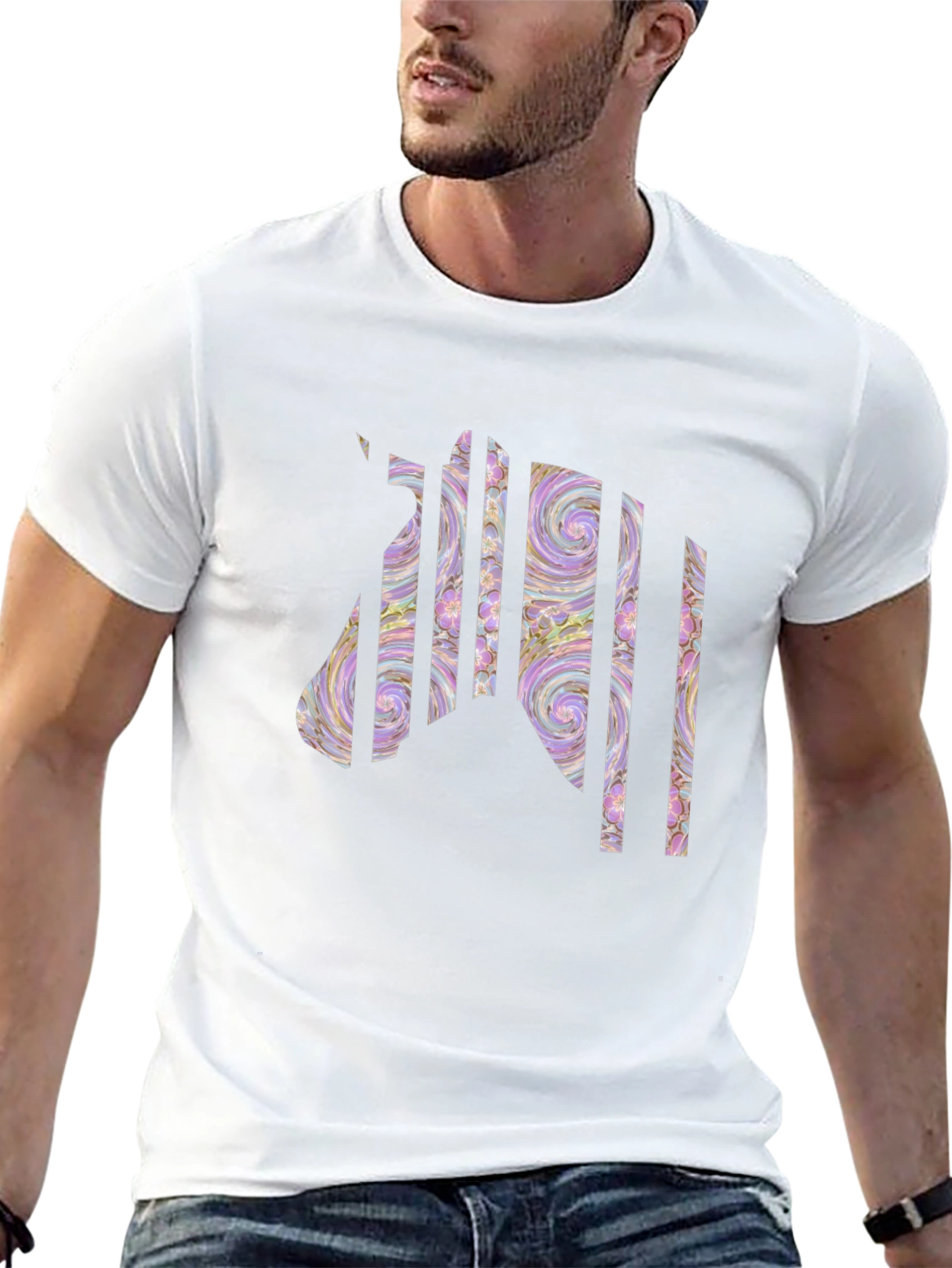 Abstract Zebra T-Shirt: Unique Graphic Tee