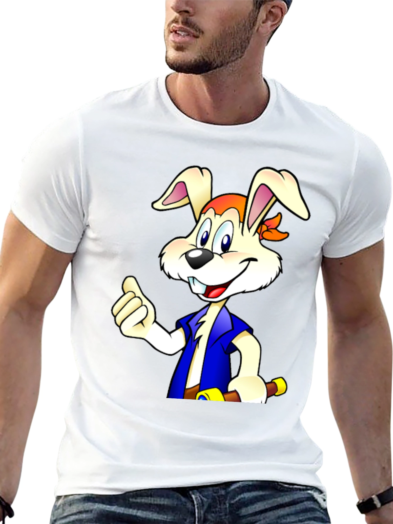 Cartoon Rabbit Pirate T-Shirt