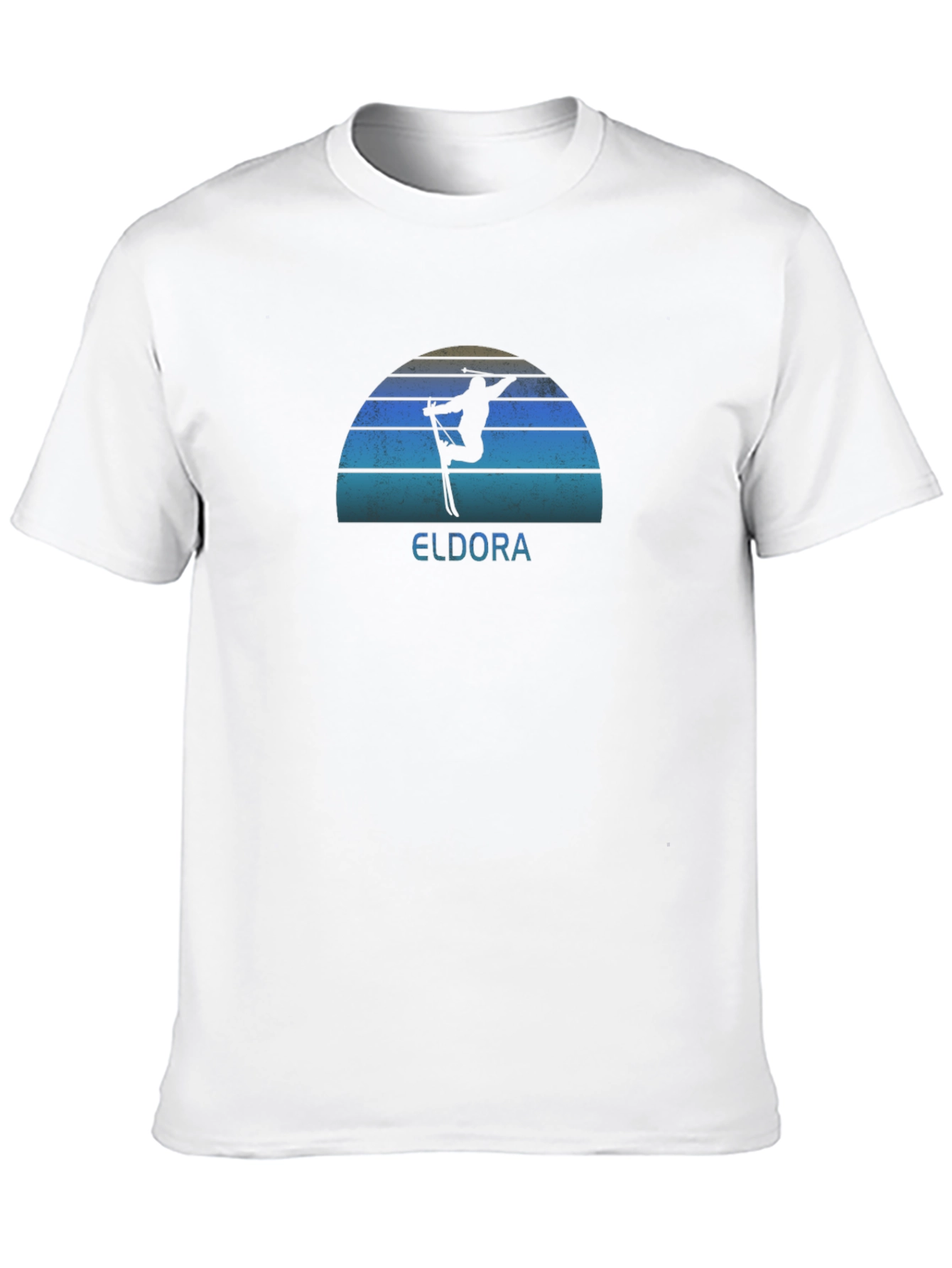 Eldora Retro Ski T-Shirt - Unisex Black Tee