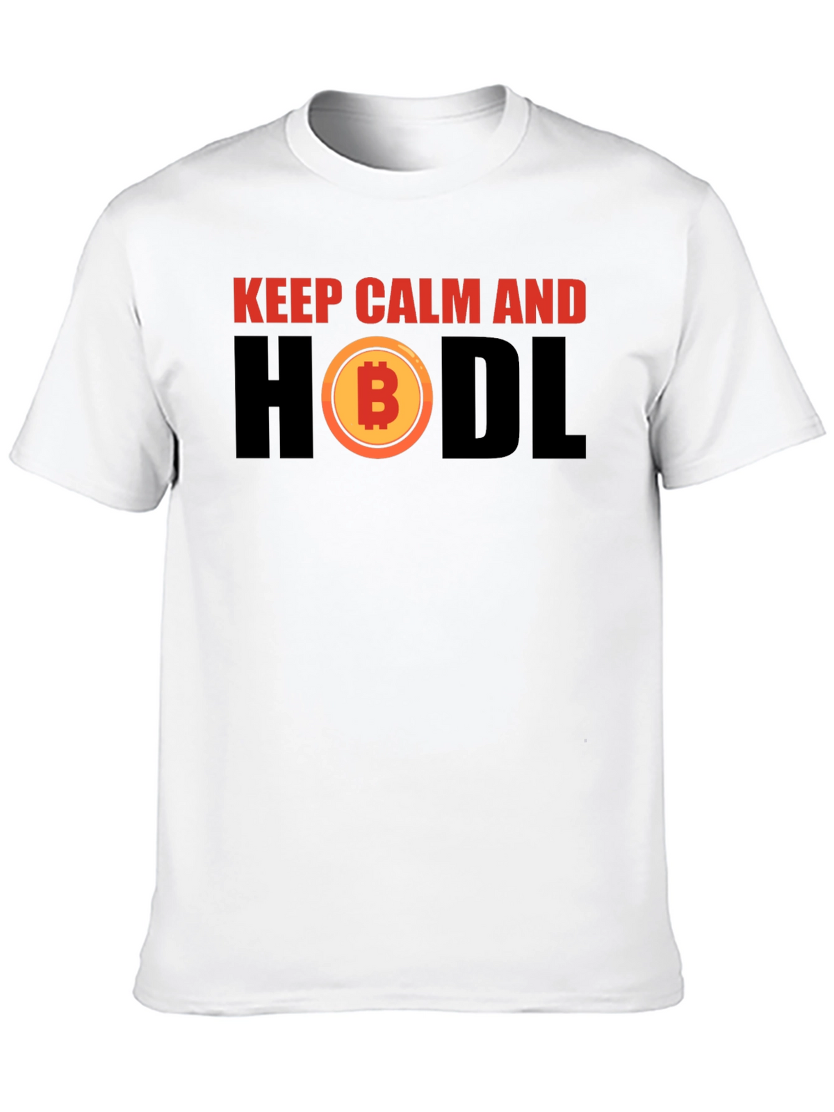 Keep Calm HODL Bitcoin Crypto T-Shirt
