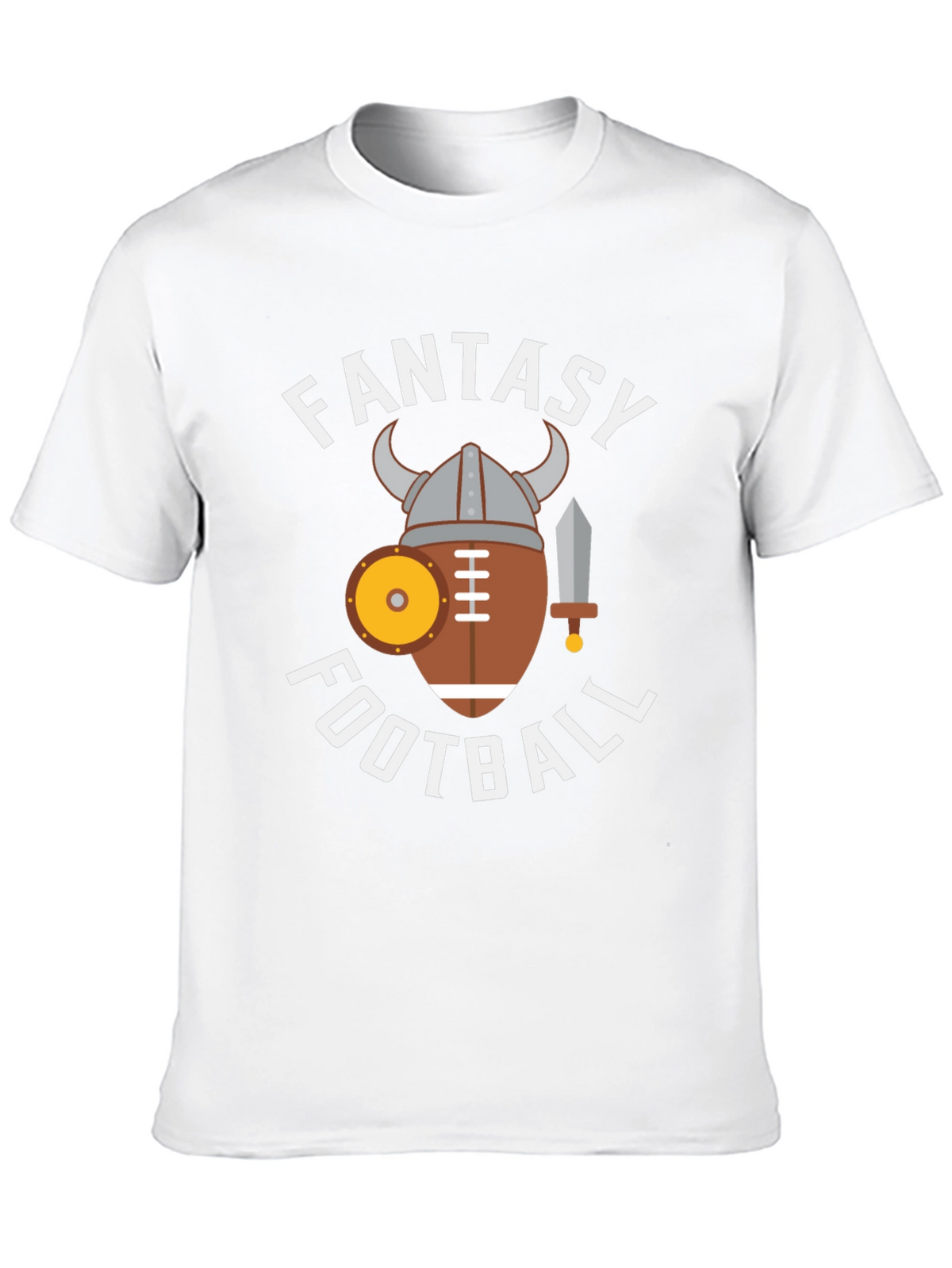 Fantasy Football Viking Style Graphic Tee