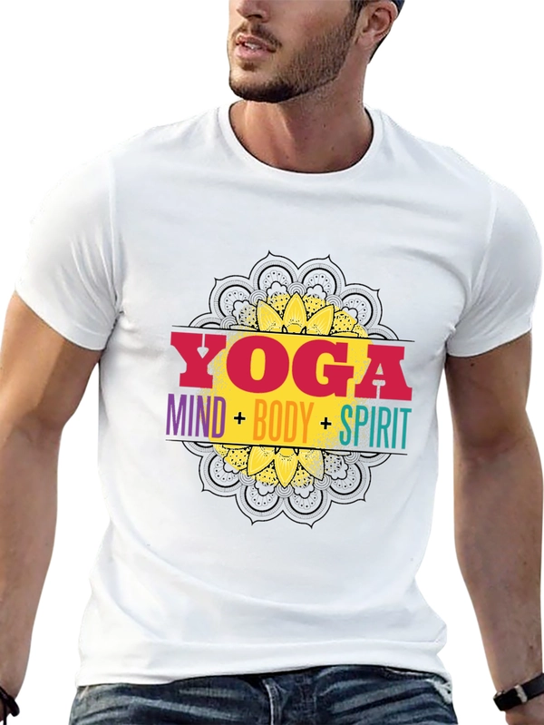 Yoga Mind Body Spirit Graphic Tee