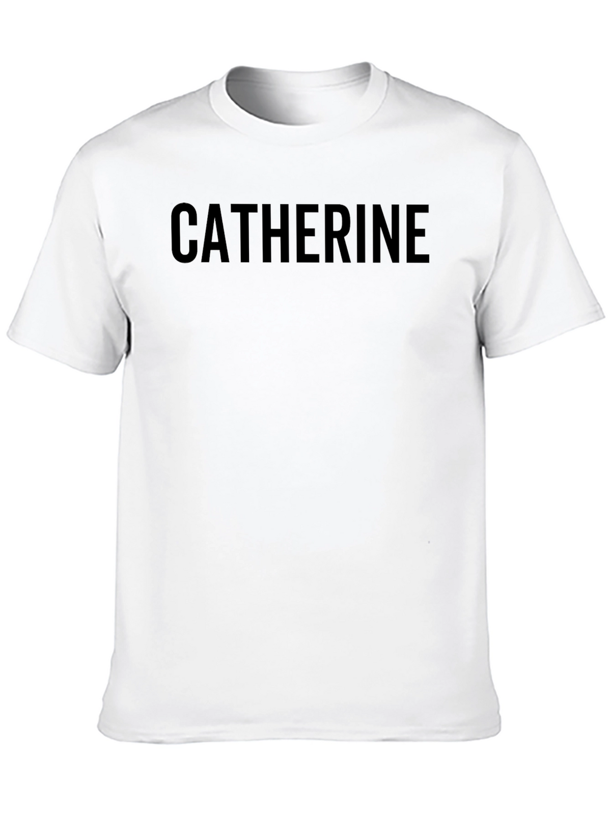 Personalized Catherine Black T-Shirt