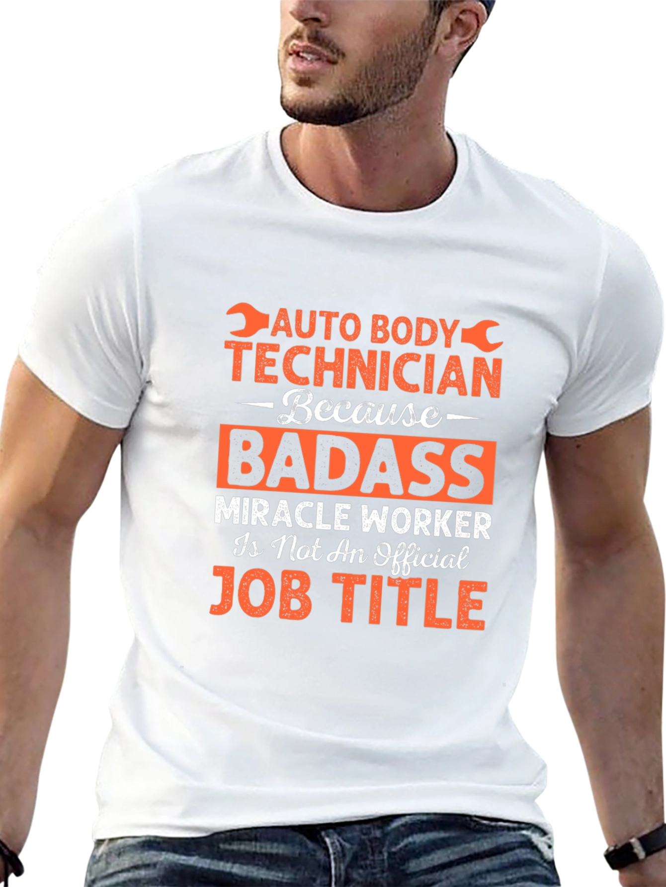 Auto Body Technician Badass Graphic Tee