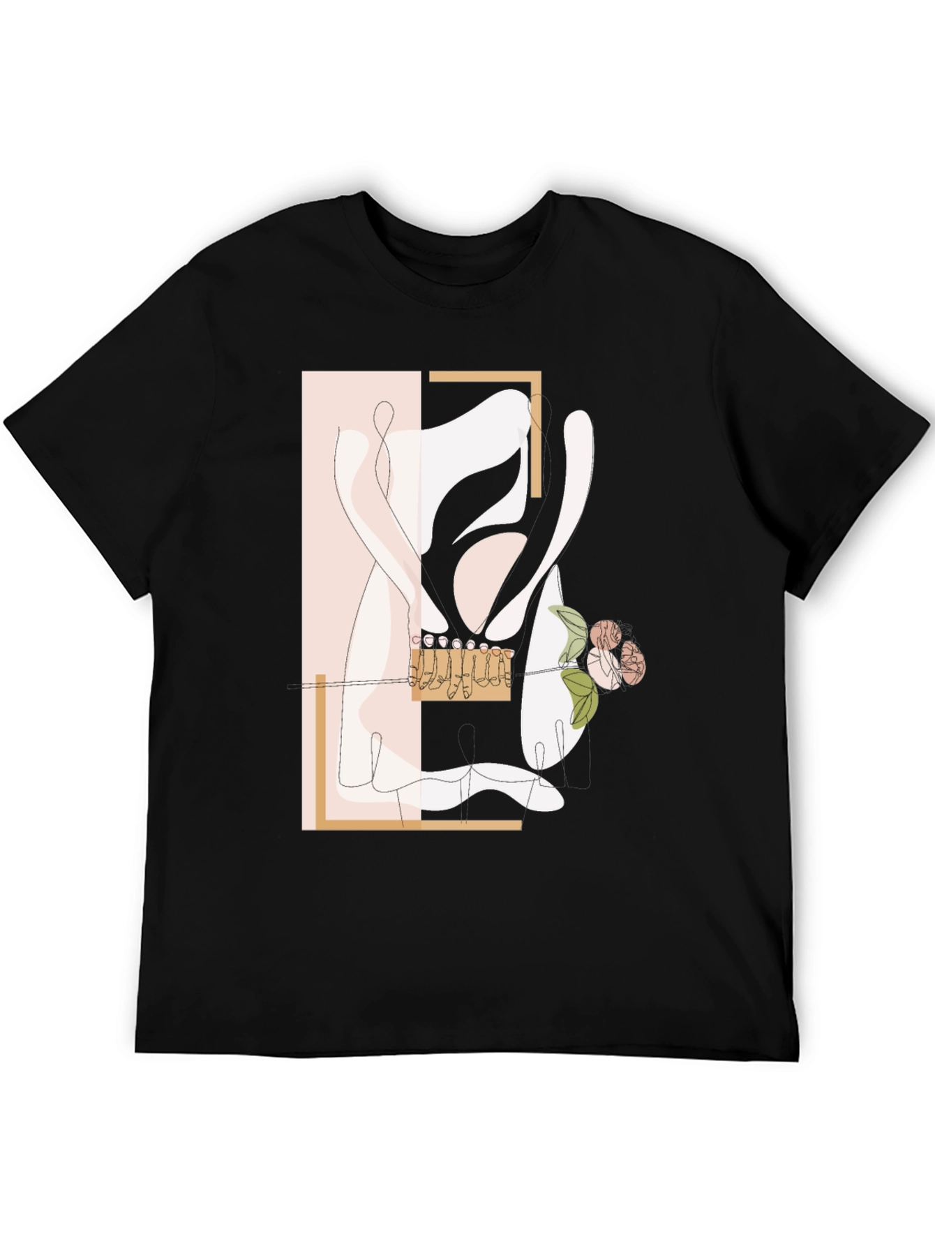 Abstract Ballet T-Shirt - Stylish Dance Design
