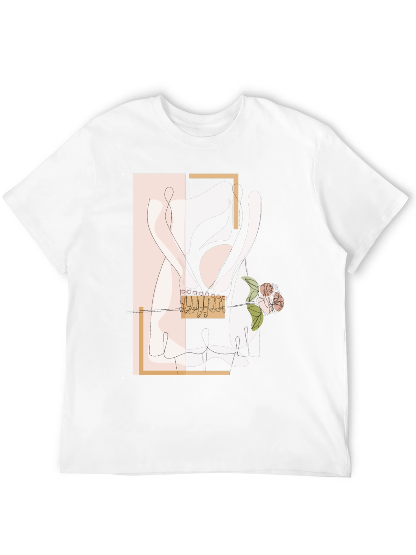 Abstract Ballet T-Shirt - Stylish Dance Design