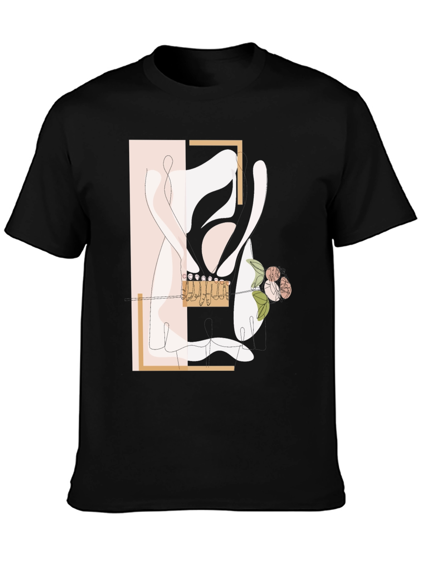 Abstract Ballet T-Shirt - Stylish Dance Design