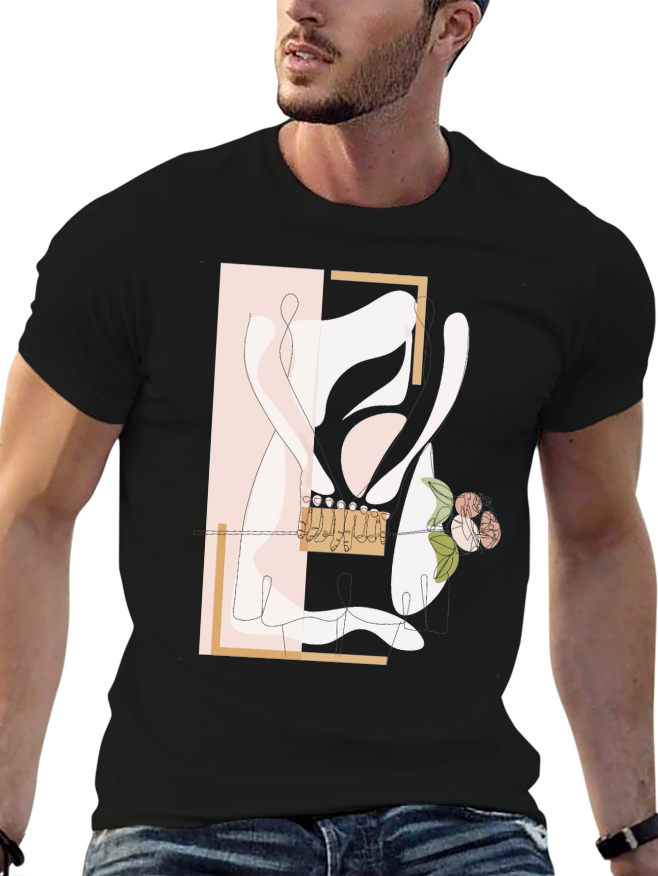 Abstract Ballet T-Shirt - Stylish Dance Design