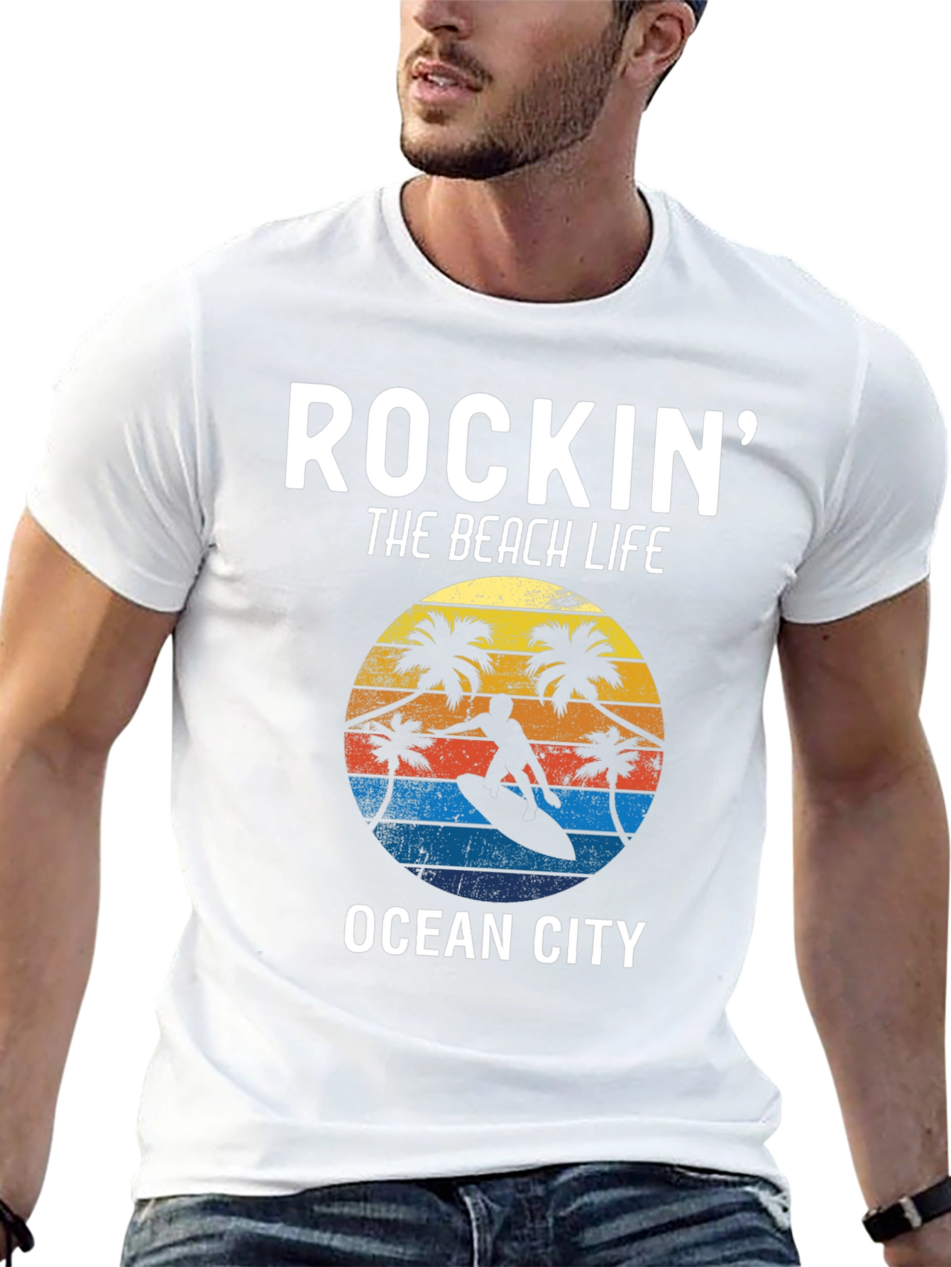 Rockin the Beach Life Tee - Ocean City
