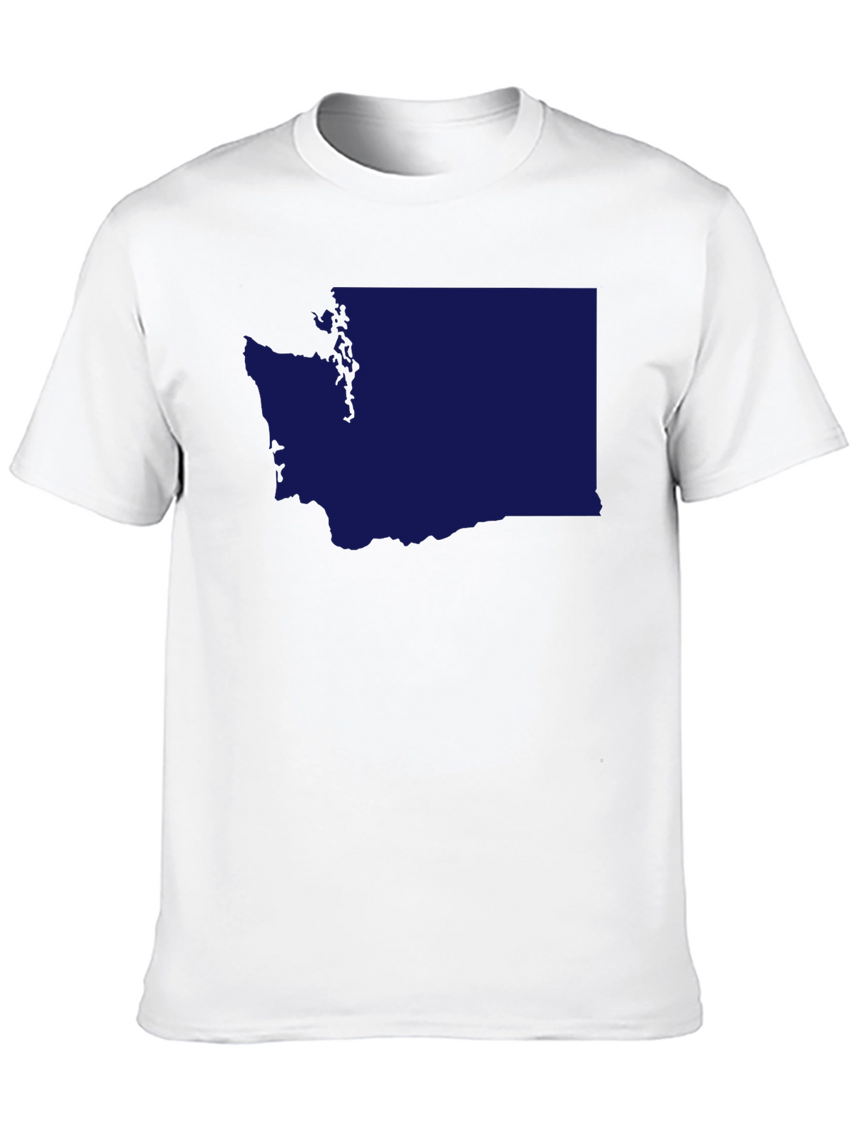 Washington State Outline Graphic Tee - Black