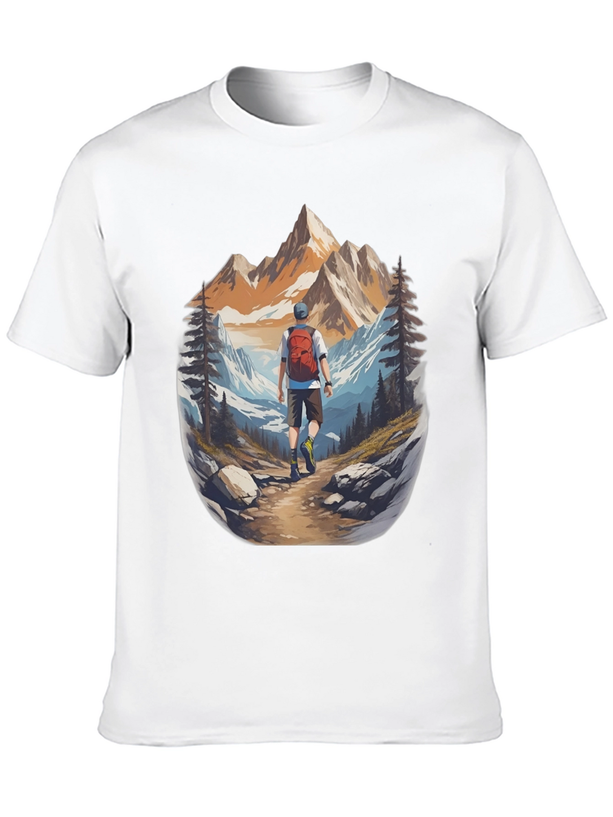 Mountain Hiker Graphic Tee - Adventure Ready!