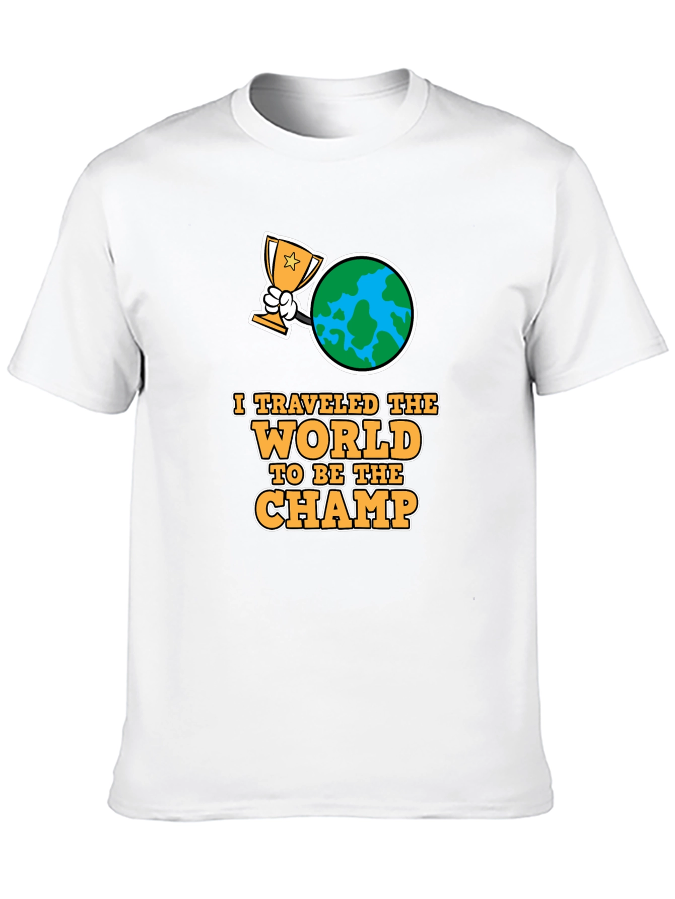 World Traveler Champ Black T-Shirt