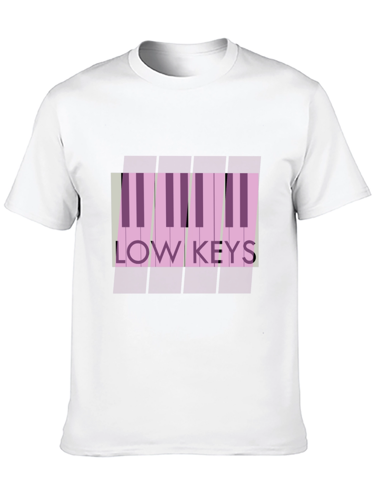 Low Keys Piano T-Shirt: Stylish Music Lover Tee