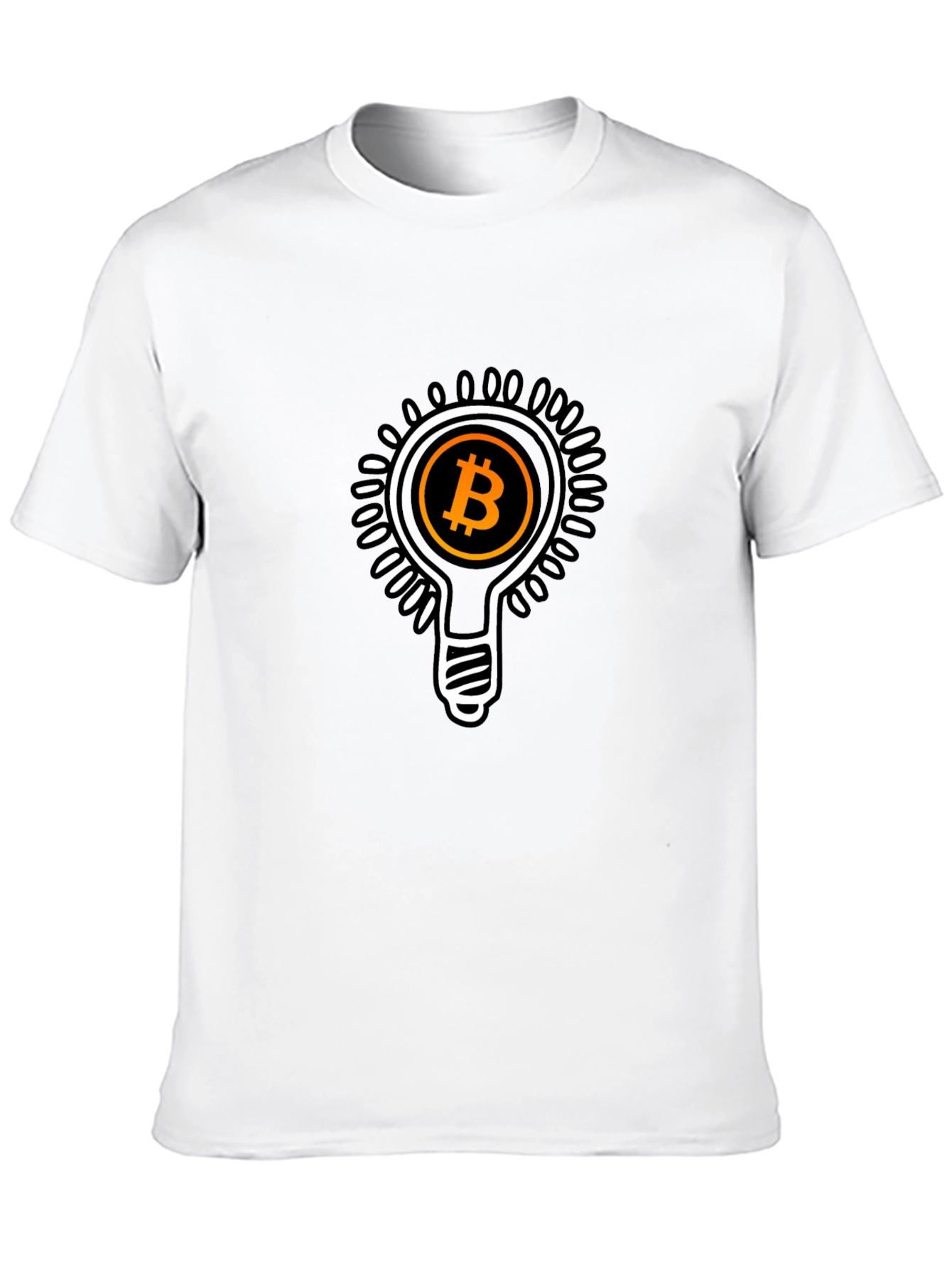 Bitcoin Idea Mens Black T-Shirt